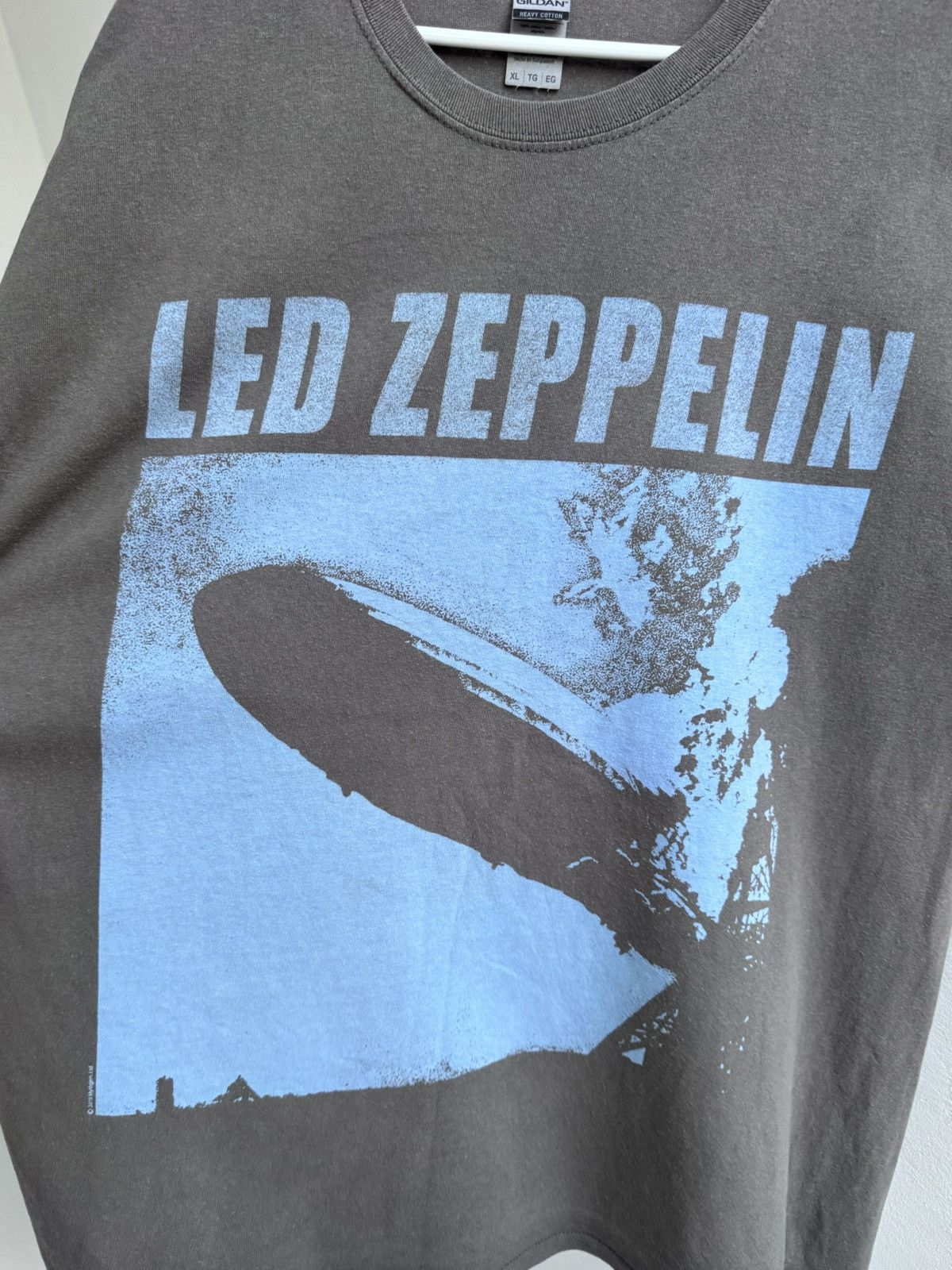 Band Tees Led Zeppelin Blue First Album Merch T Shirt Tee Size US XL / EU 56 / 4 - 9 Thumbnail