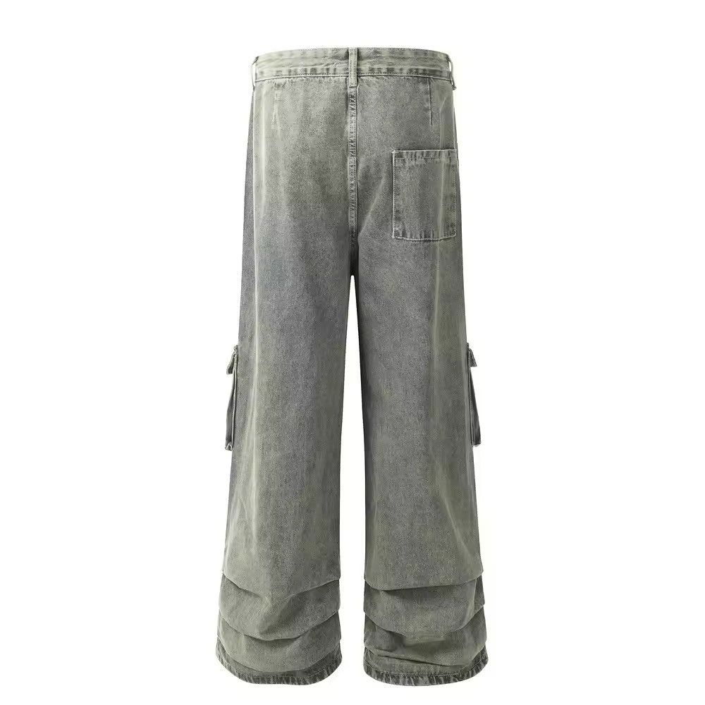 Japanese Brand × Jean Light Wash Multi-pocket Stacked Jeans Size US 30 / EU 46 - 5 Thumbnail
