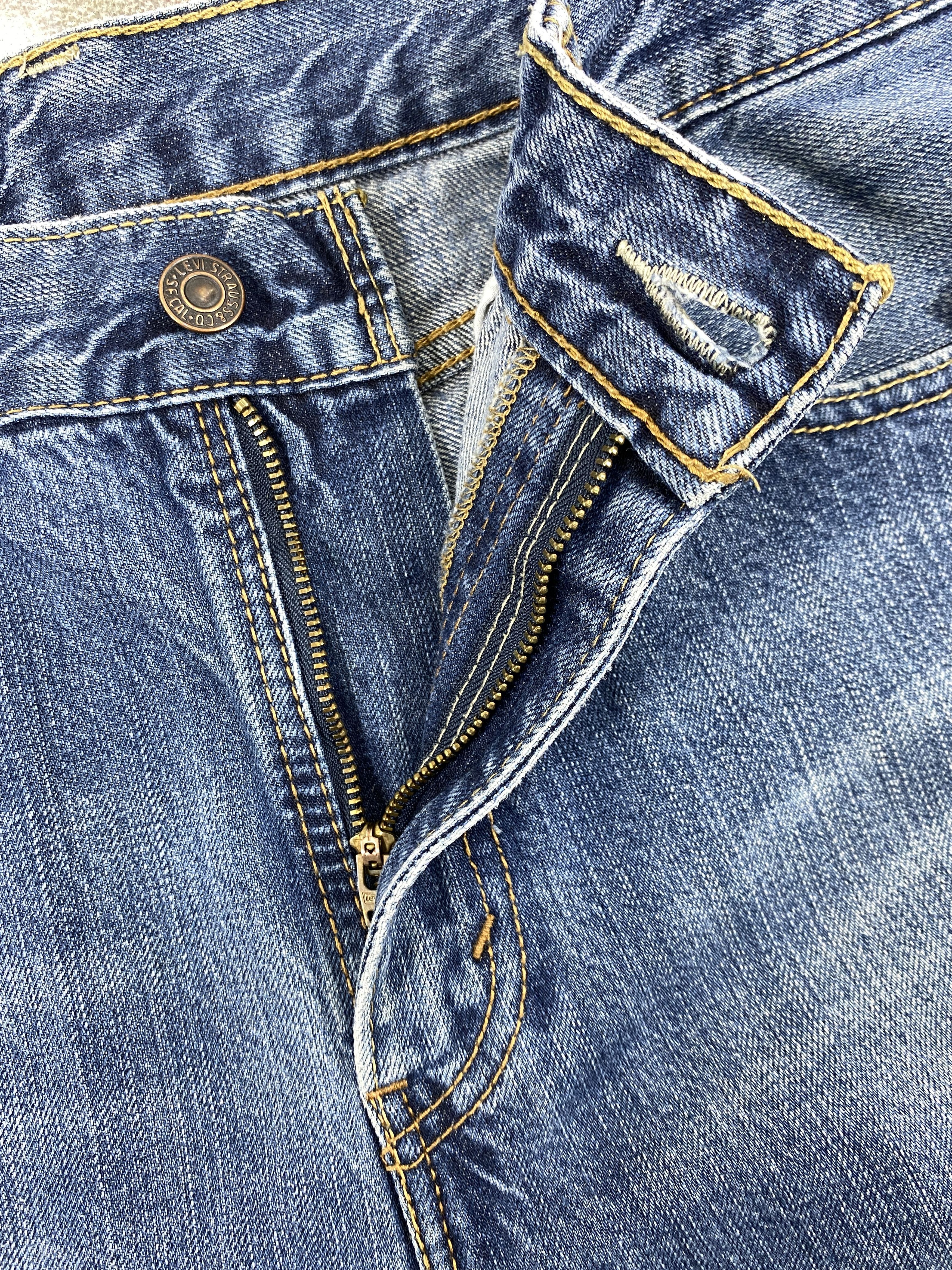 Levi's Distressed Blue Levi's 508 Jeans 34x29.5 Denim -SJ140 Size US 34 / EU 50 - 6 Thumbnail