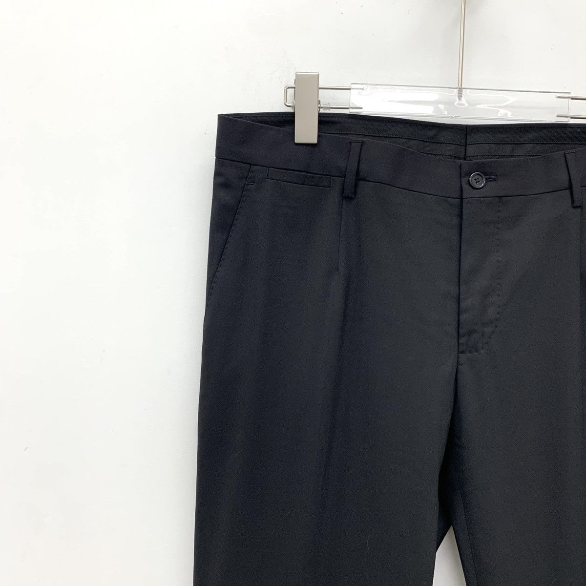 Dolce & Gabbana Dolce Gabbana Black Wool Casual Suit Trousers K26WX Size US 36 / EU 52 - 3 Thumbnail