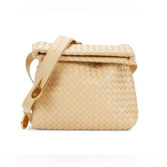 Bottega Veneta Basket Weave Leather Shoulder Bag