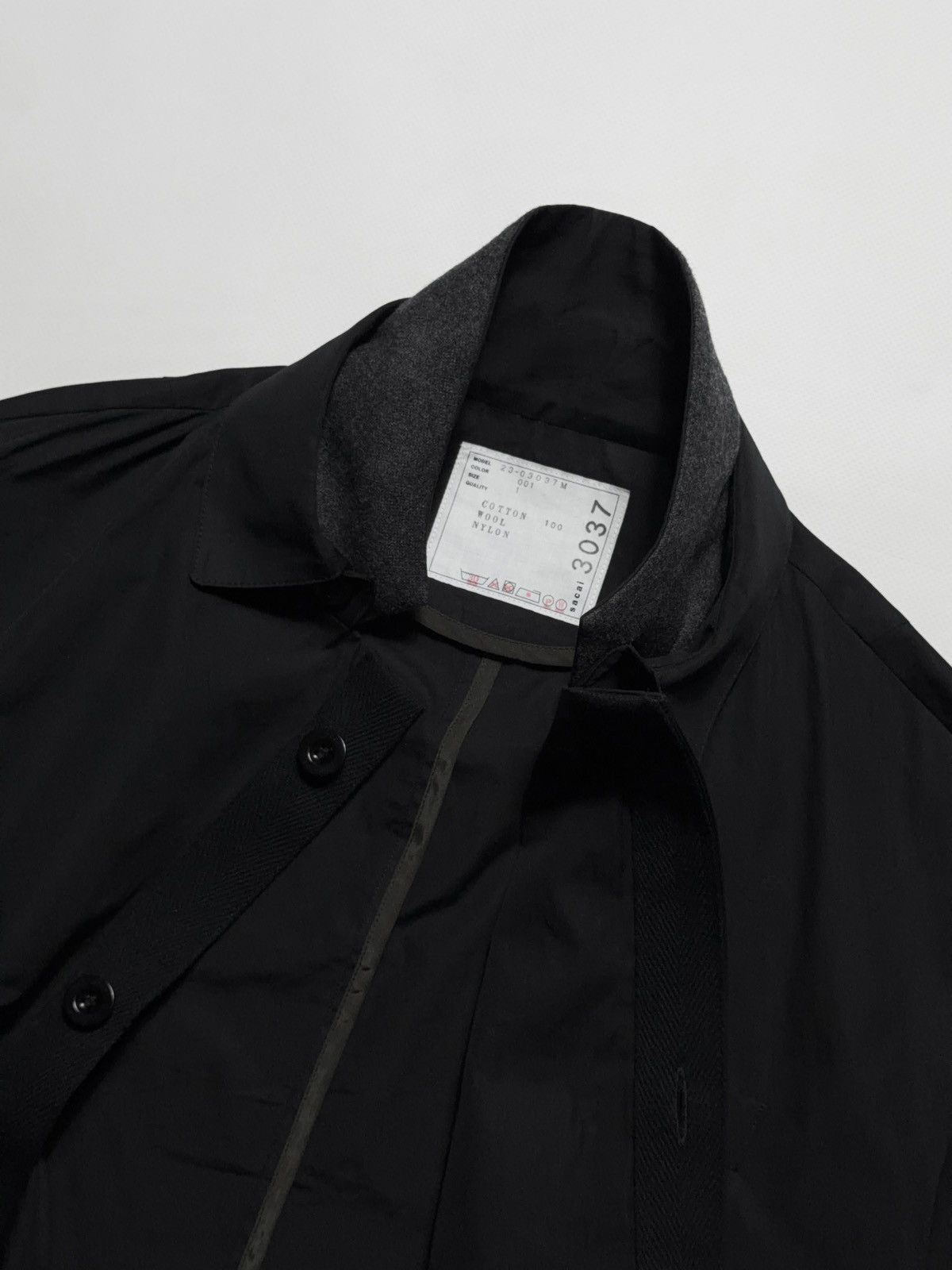Sacai Sacai x Thomas Mason Poplin Cotton Shirt Jacket Size US M / EU 48-50 / 2 - 4 Thumbnail