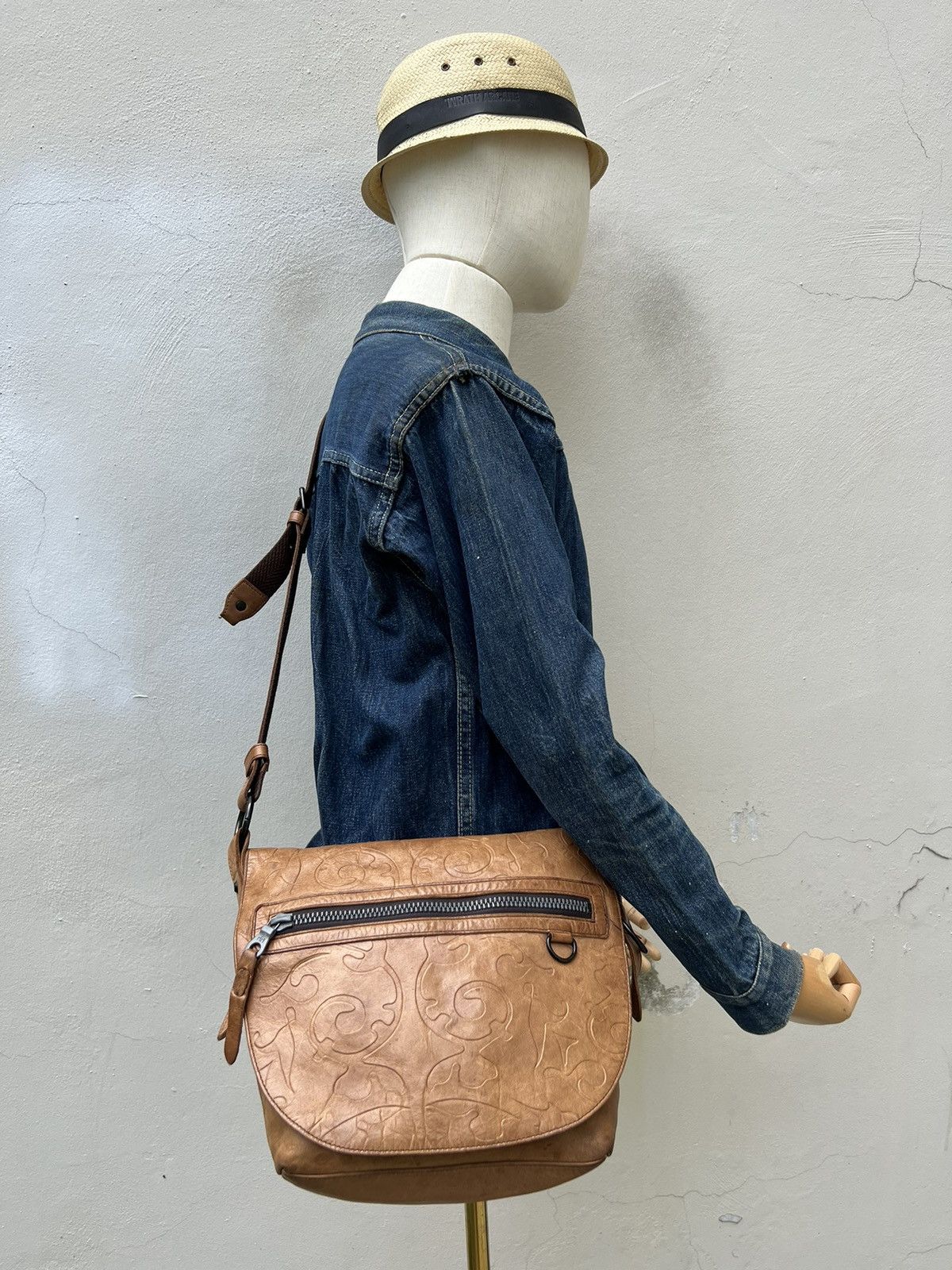 Leather Vintage Solatina Japan Patina Leather Bag Size ONE SIZE - 1 Thumbnail