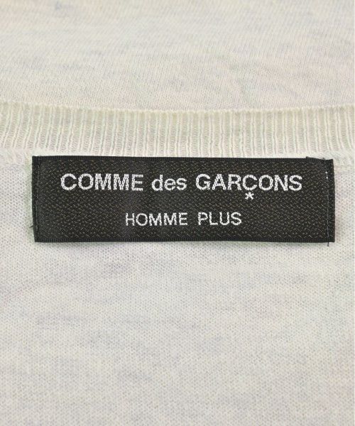 Comme des Garcons Homme Plus Vest Cotton V-neck Plain Pullover Light Grey Size US M / EU 48-50 / 2 - 7 Thumbnail