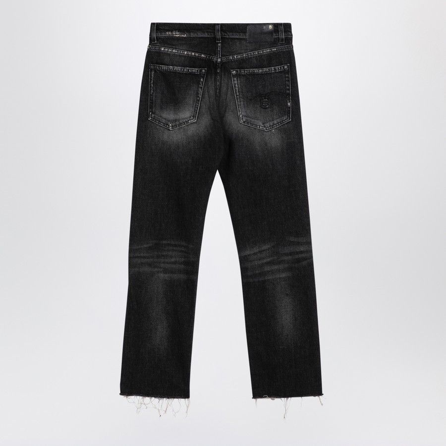 R13 o1d2blof0924 Denim Jeans in Black Size 25" / US 0 / IT 36 - 2 Thumbnail