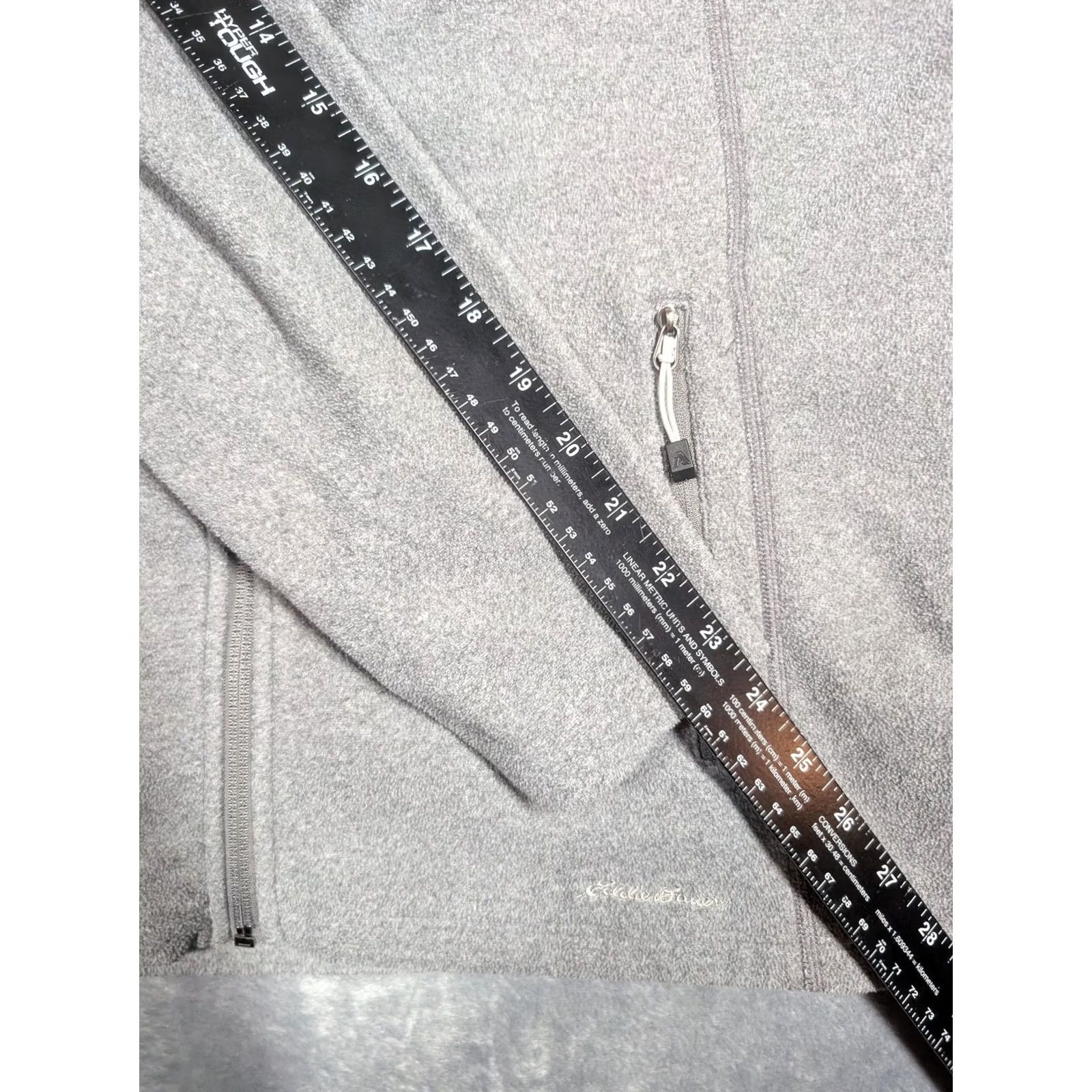 Eddie Bauer Eddie Bauer Jacket Womens Large Gray Fleece Full Zip Lightweight Outdoor Casual Size L / US 10 / IT 46 - 4 Thumbnail