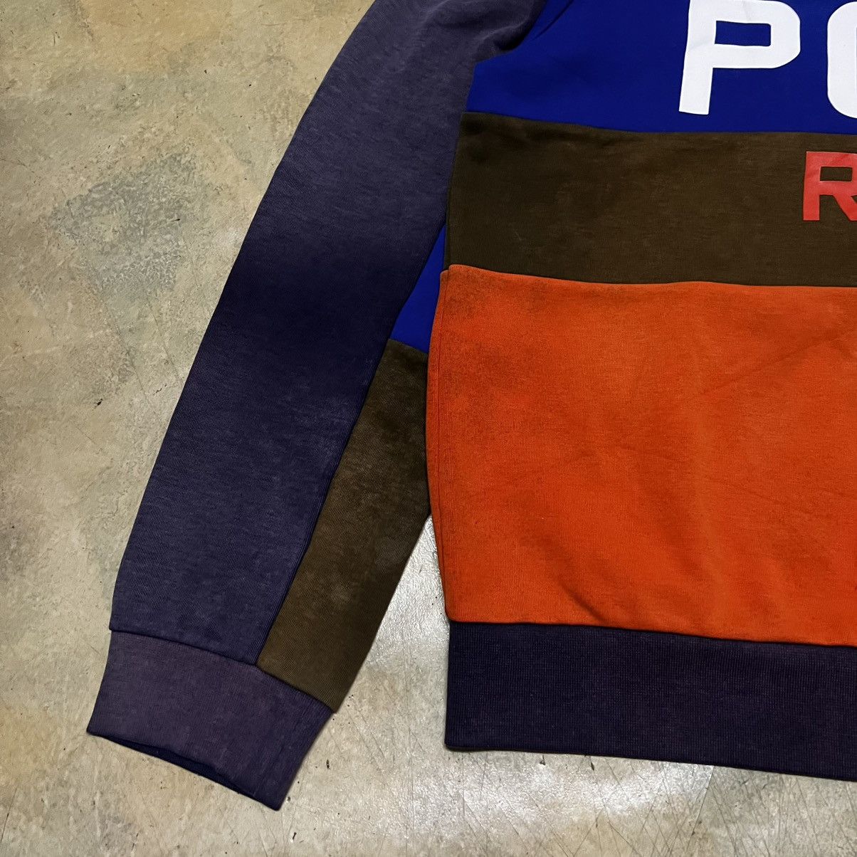 Polo Ralph Lauren Polo Ralph Lauren Colour Block Big Logo Sweatshirt Distress Size US L / EU 52-54 / 3 - 5 Thumbnail