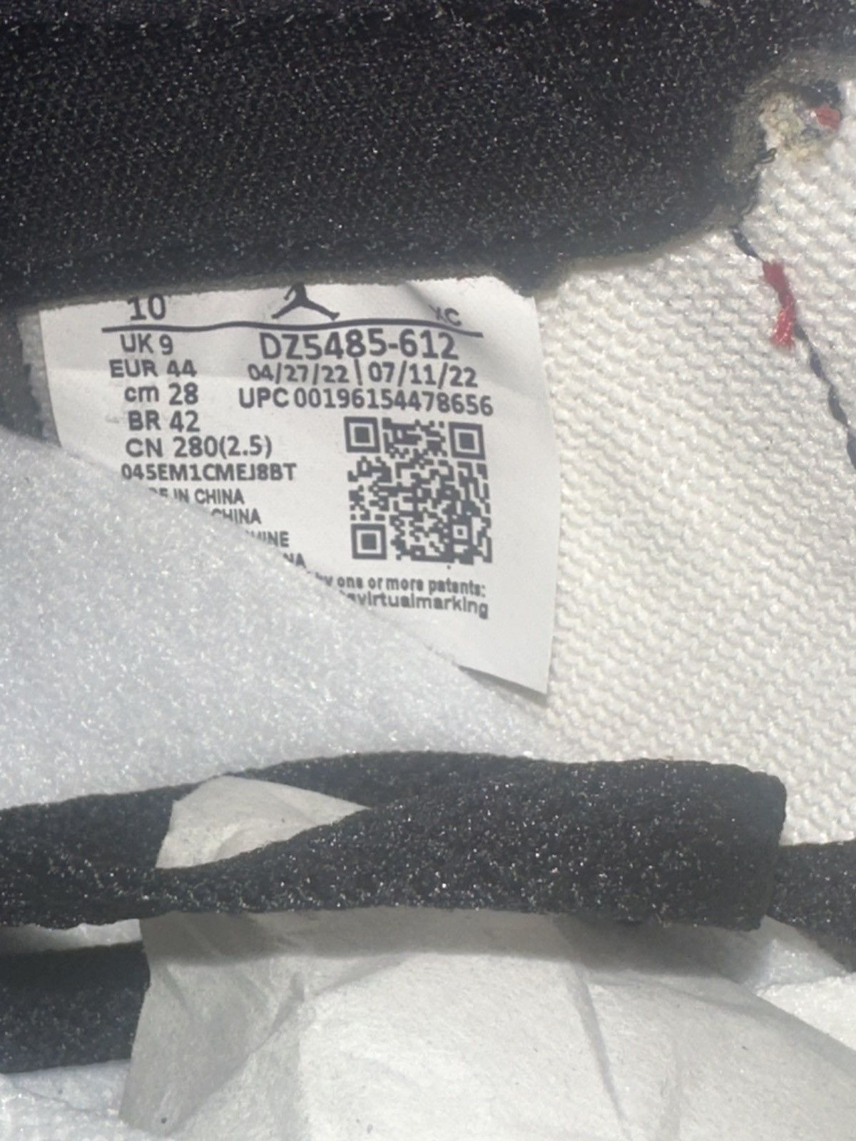 Jordan Brand Air Jordan 1 “Lost and Found” Size US 10 / EU 43 - 7 Thumbnail