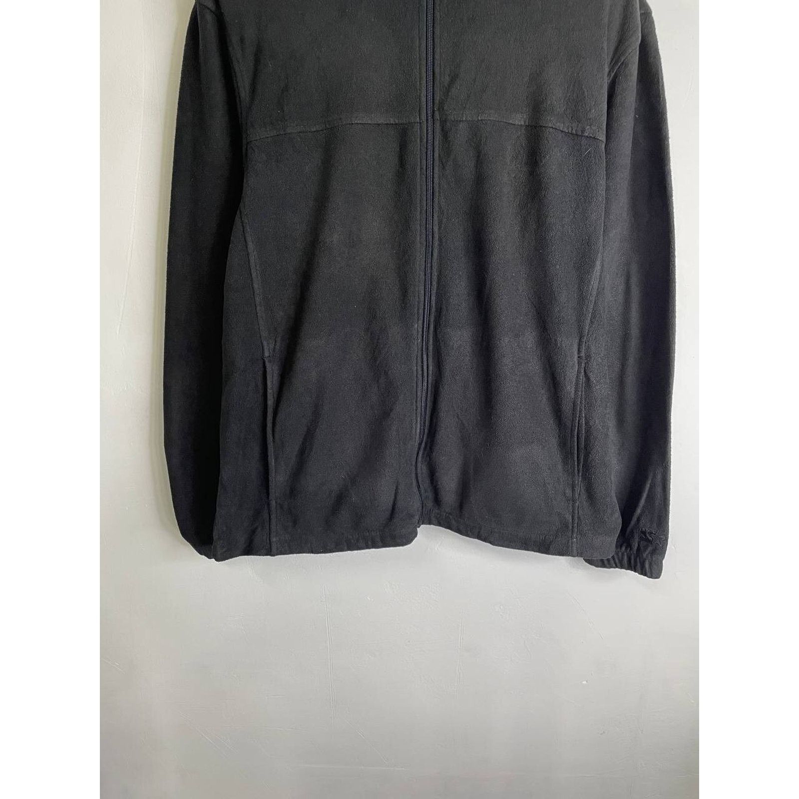 Starter Vintage Starter Black Full-Zip Fleece Jacket Size L Size US L / EU 52-54 / 3 - 6 Thumbnail