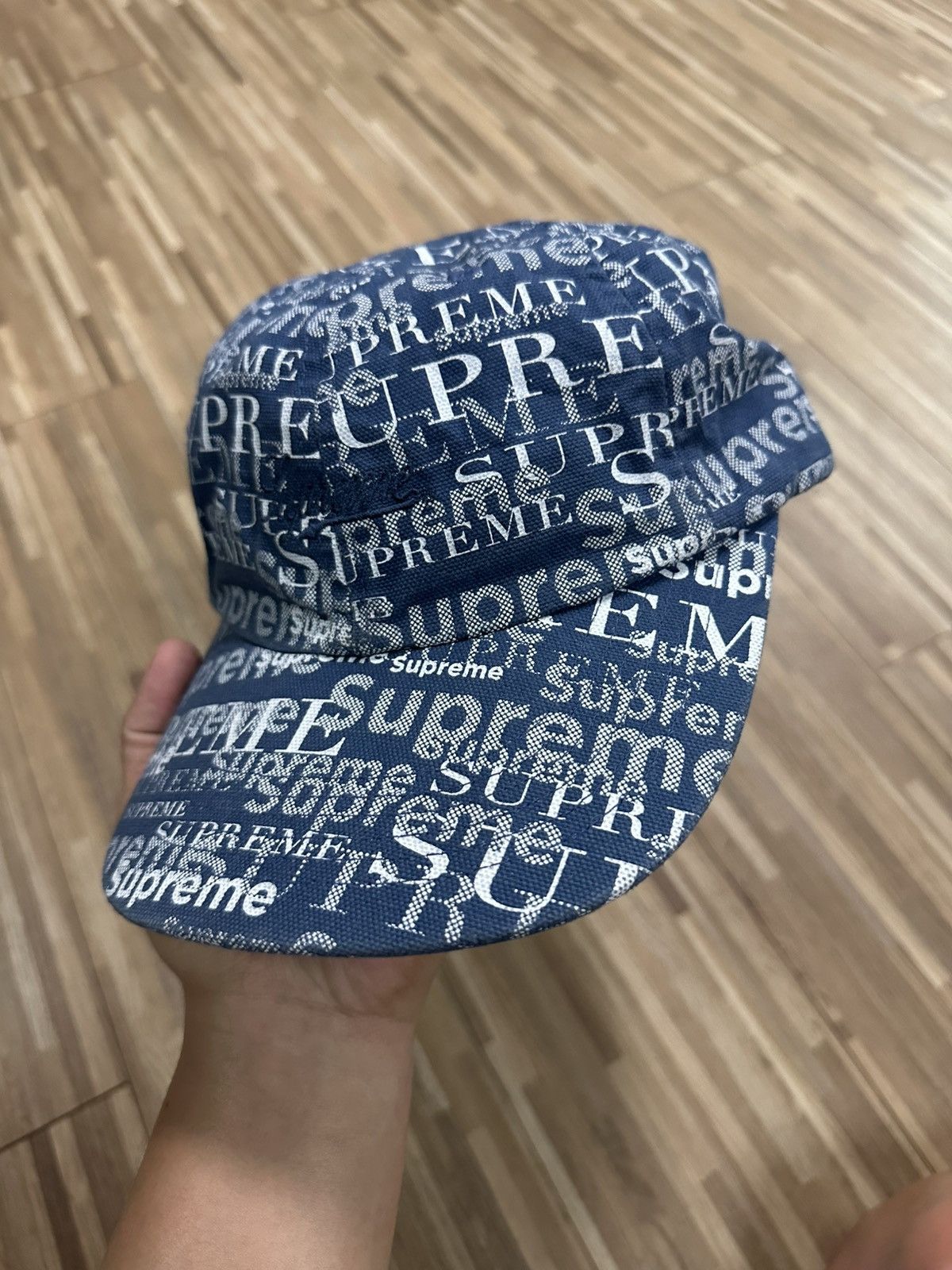 Supreme Supreme Denim 6 Panel Adjustable Hat Size ONE SIZE - 3 Thumbnail