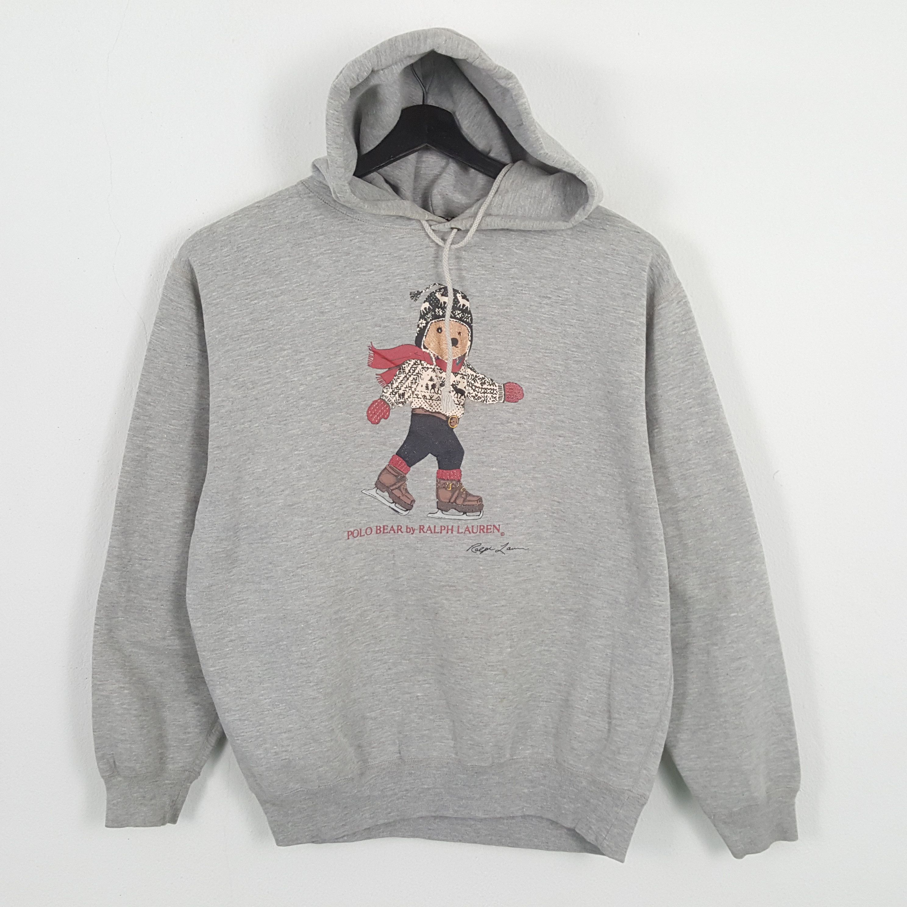 Polo Ralph Lauren × Vintage POLO BEAR by RALPH LAUREN Fashion Brand Style Hoodies Size US XL / EU 56 / 4 - 1 Thumbnail