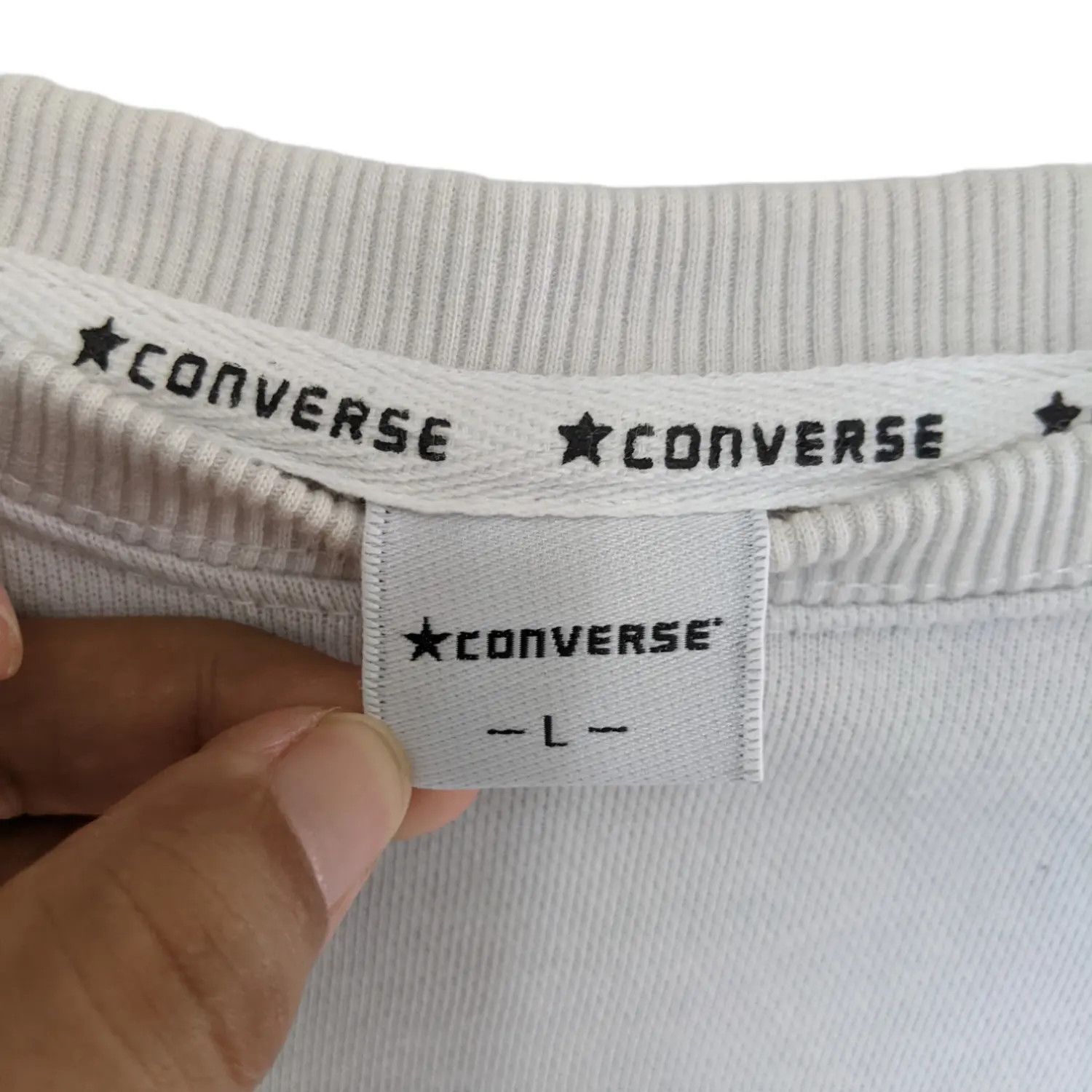 Converse CONVERSE Plain Jumper Sweatshirt For Women Size L / US 10 / IT 46 - 8 Thumbnail
