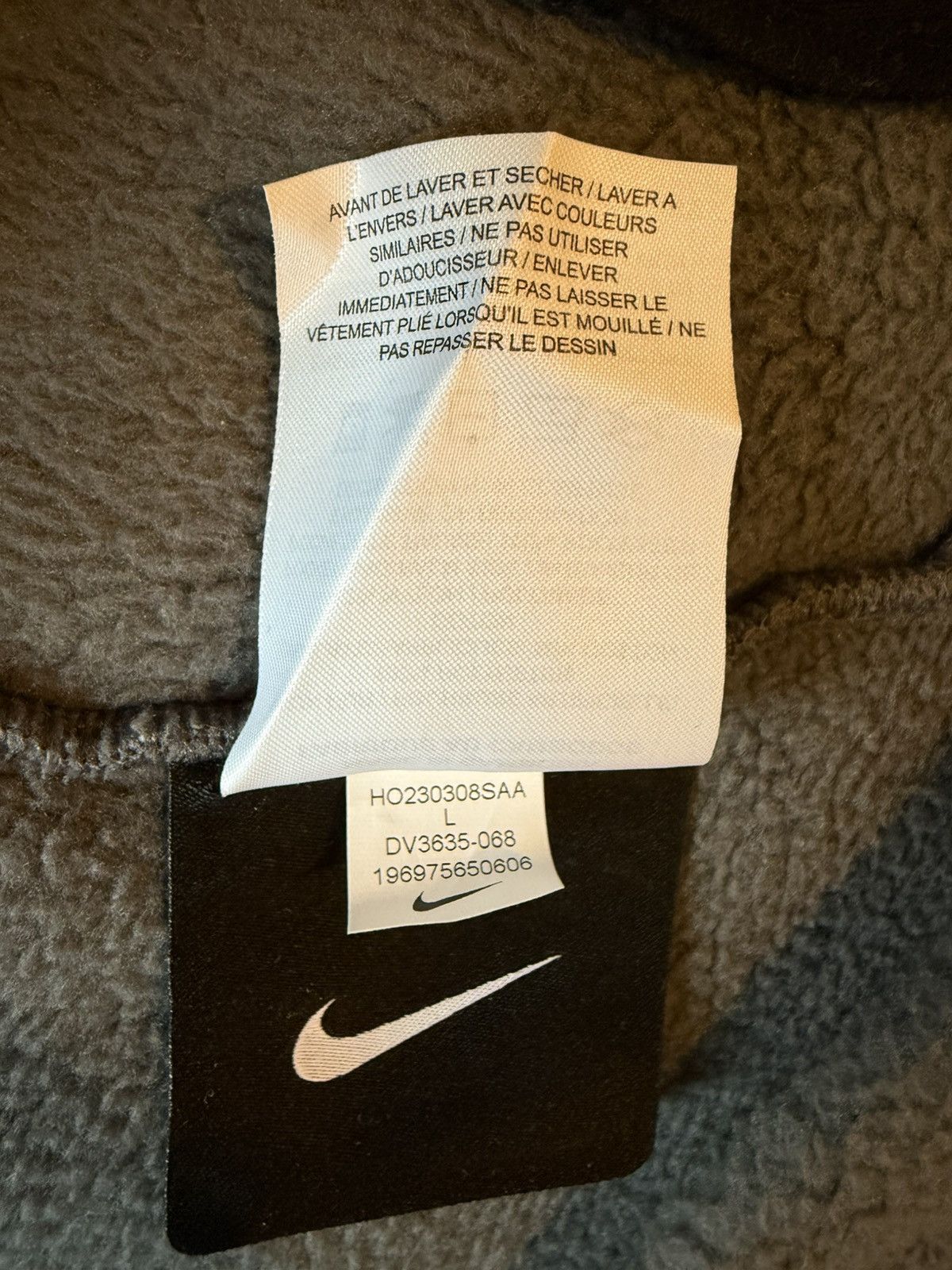 NIKE NOCTA TAHR SHERPA ZIP-UP JACKET