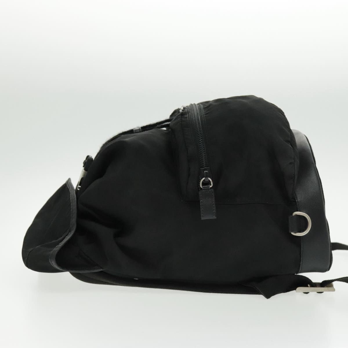 Prada PRADA Backpack Nylon Black Silver Size ONE SIZE - 3 Thumbnail