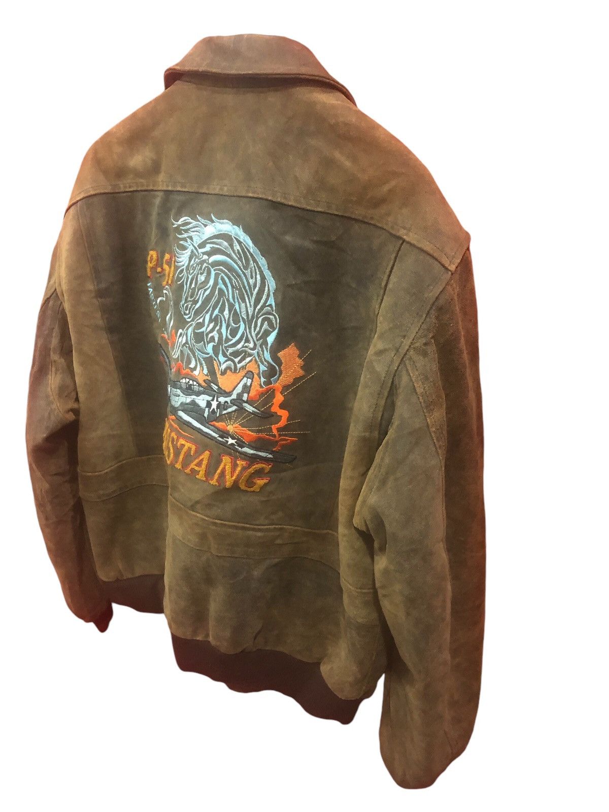 Vintage Vintage Peerless Mustang P-51 Fighter Pilot Jacket Size US XL / EU 56 / 4 - 6 Thumbnail