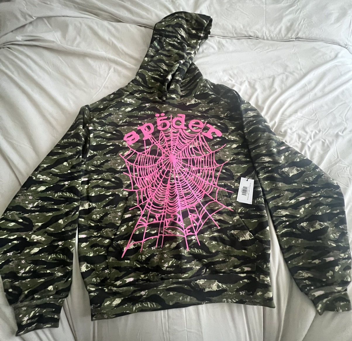 Sp5der × Spyder Spyder 555 Web Hoodie | Grailed