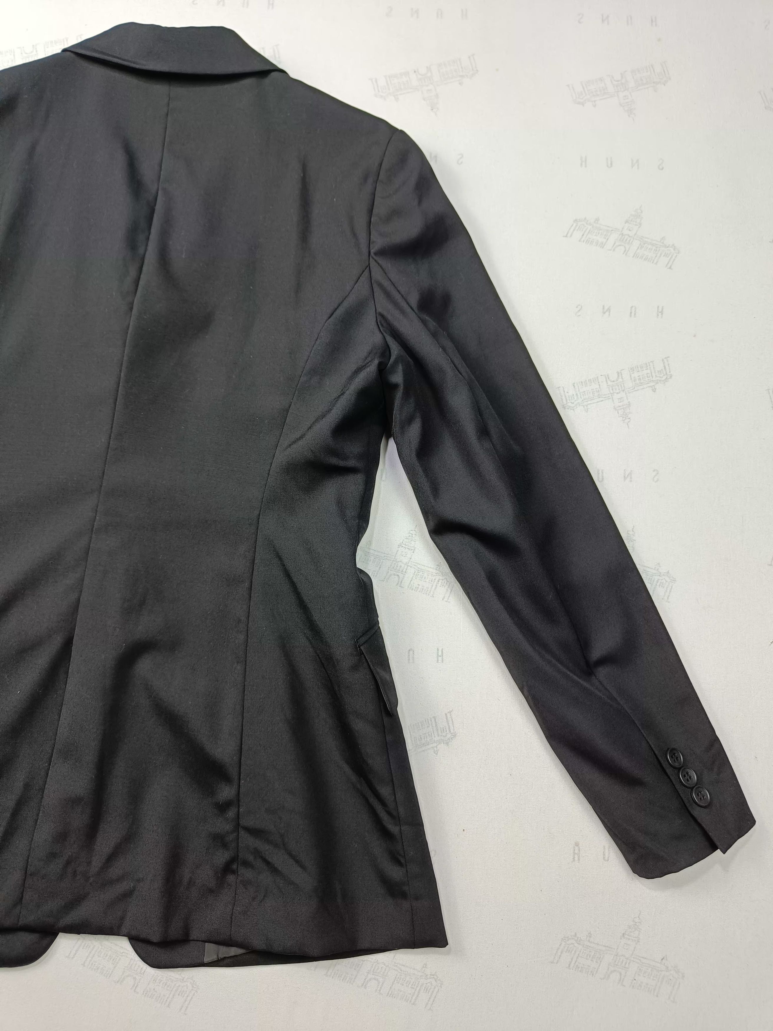 Japanese Brand Peyton Place Women Black Blazer Size M / US 6-8 / IT 42-44 - 10 Thumbnail