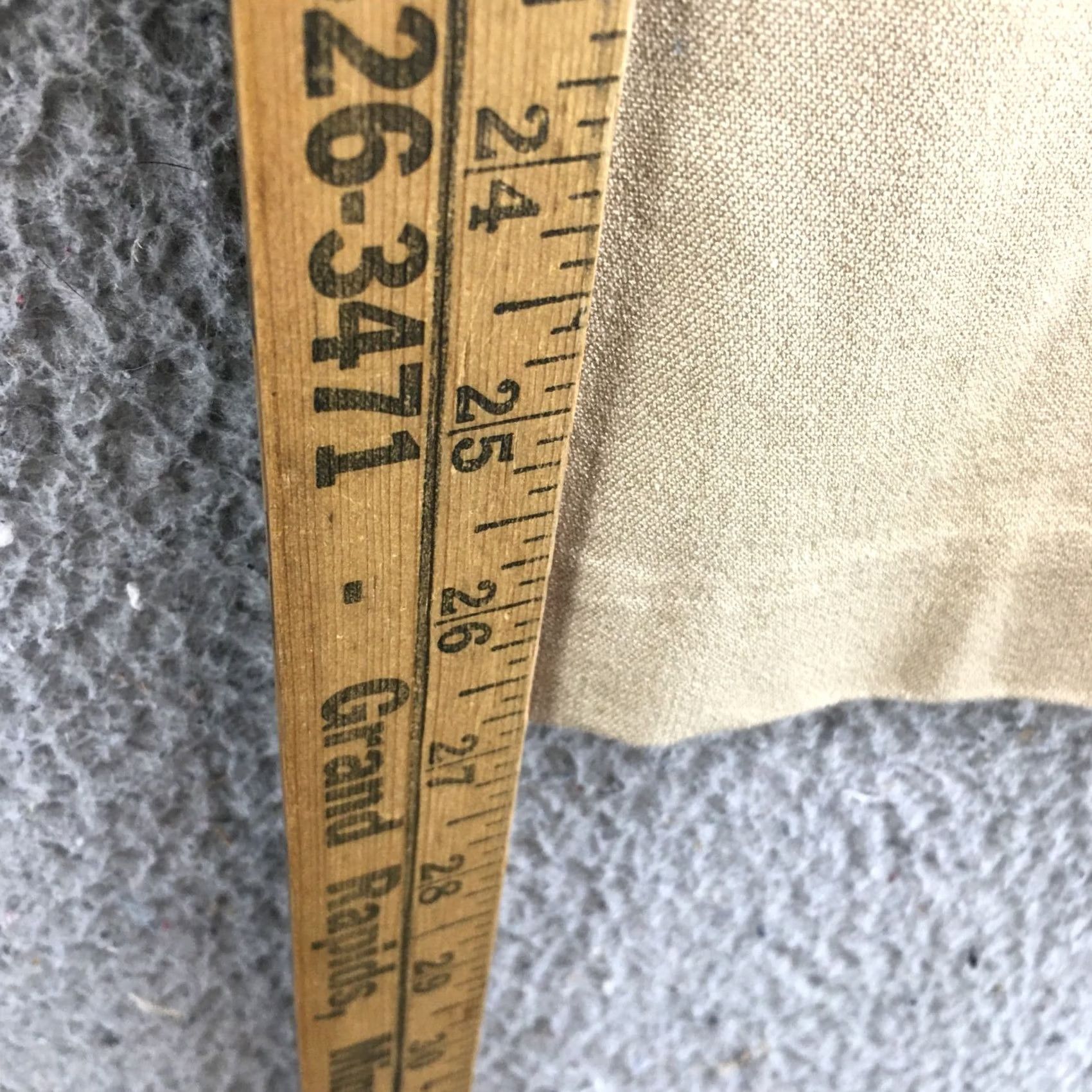 Vintage Maurices Ankle Skinny Pants Womens 20 Beige High Rise Hook & Eye Zip Fly NEW Size 42" / US 20 - 7 Thumbnail