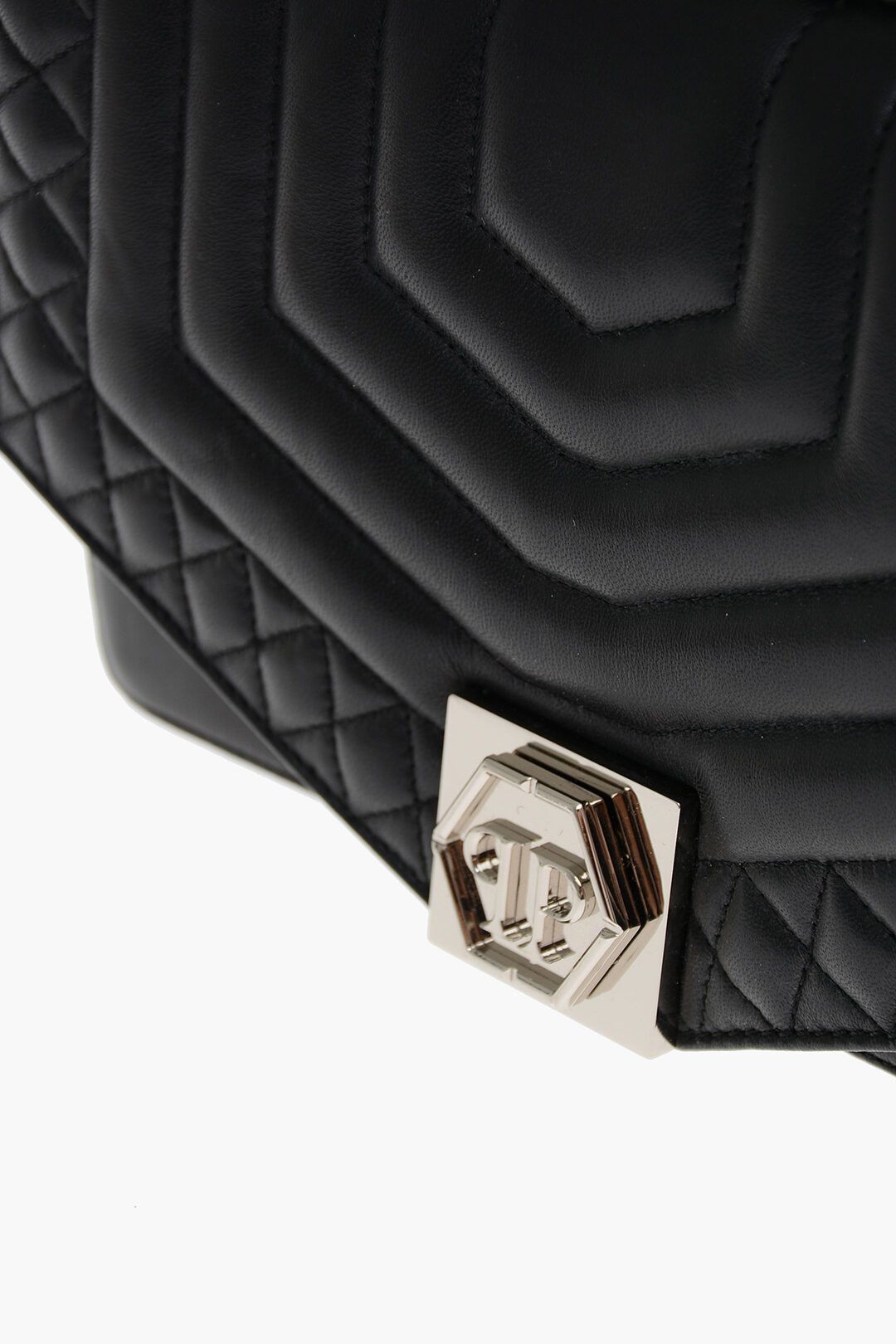 Philipp Plein og1mm0824 Size: OS / Leather Bag With Chain Shoulder Strap Size ONE SIZE - 3 Thumbnail