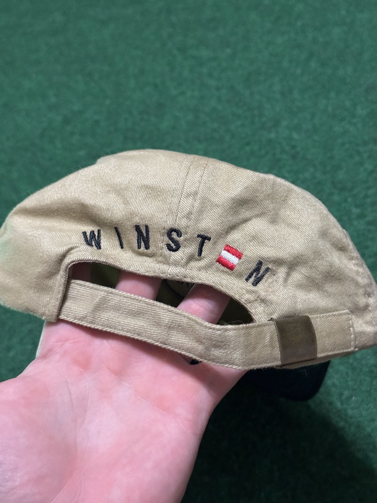 Vintage No Bull Winston Smoking Vintage Cigarette 90s Strapback Hat Size ONE SIZE - 7 Thumbnail