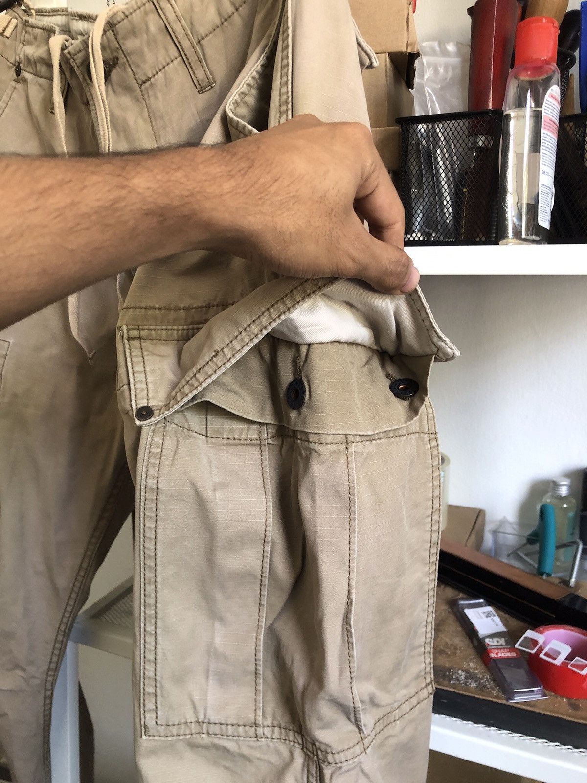 Vintage STEAL🔥 VTG Cargo Pant Polo Ralph Lauren Size US 32 / EU 48 - 6 Thumbnail
