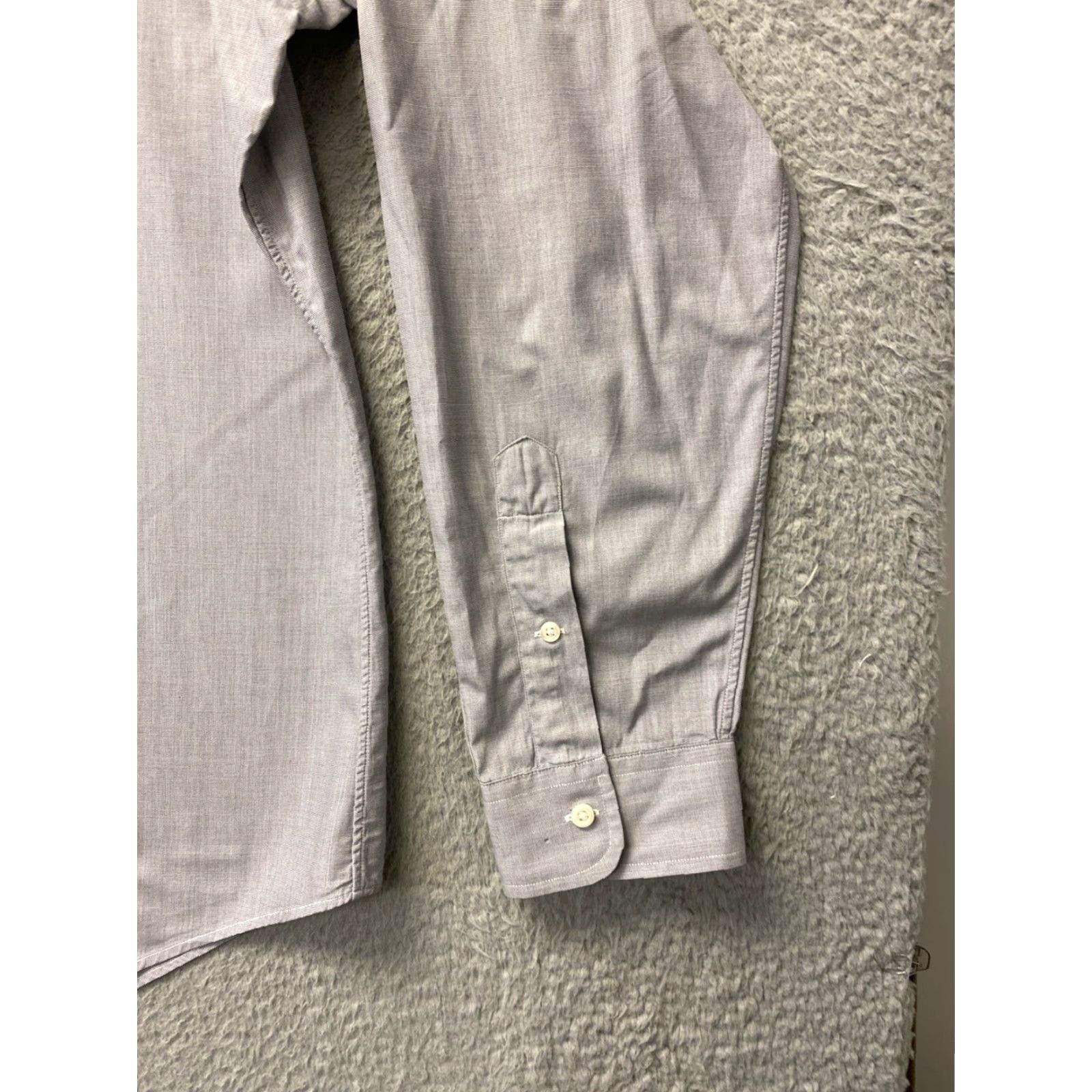 Ralph Lauren POLO RALPH LAUREN Button Down Shirt Mens XXL Classic Gray Long Sleeve Size US XXL / EU 58 / 5 - 2 Thumbnail