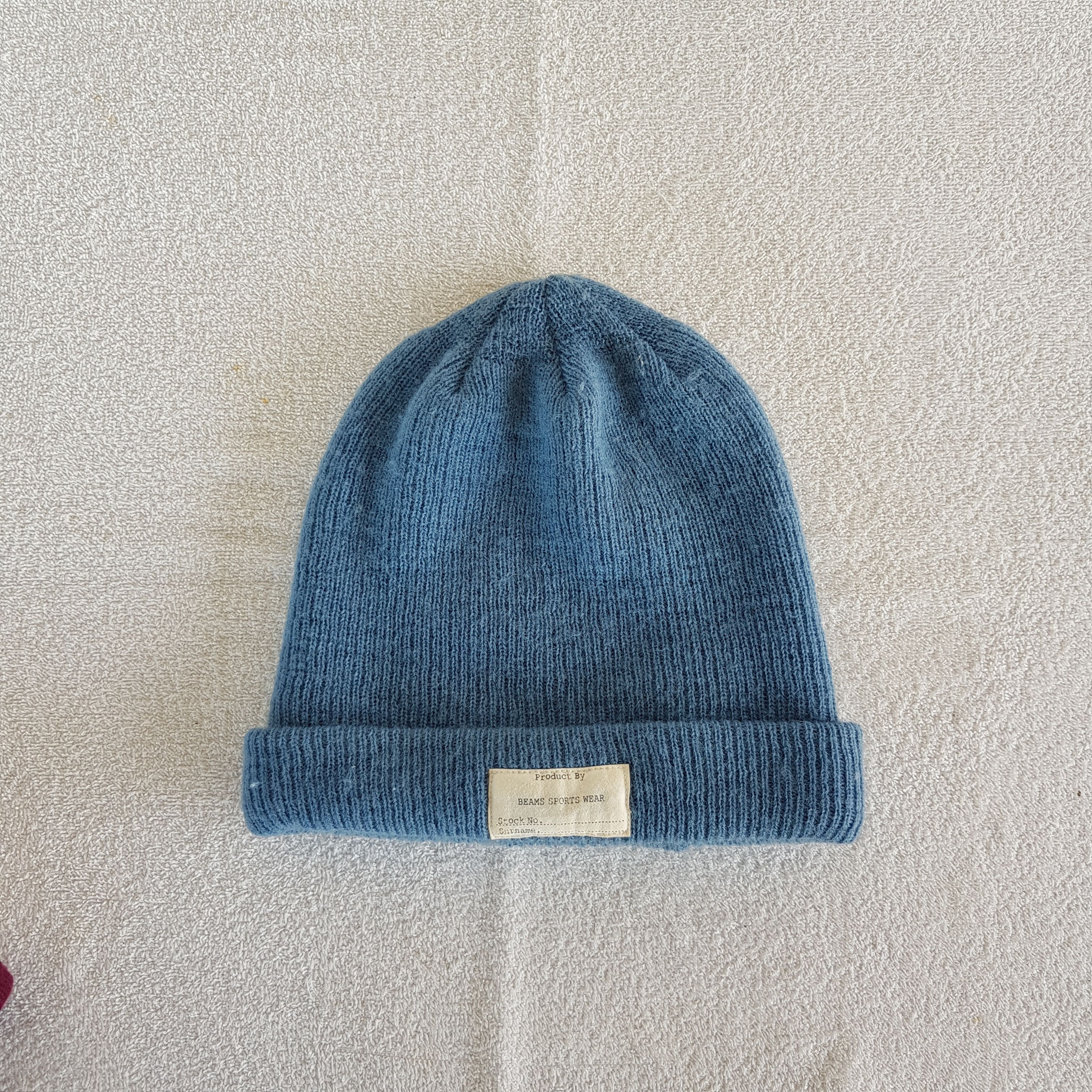 Beams Plus Vintage Beams Beanie Ribbed Fair Isle Knit Snow Caps Hats. Size ONE SIZE - 4 Thumbnail