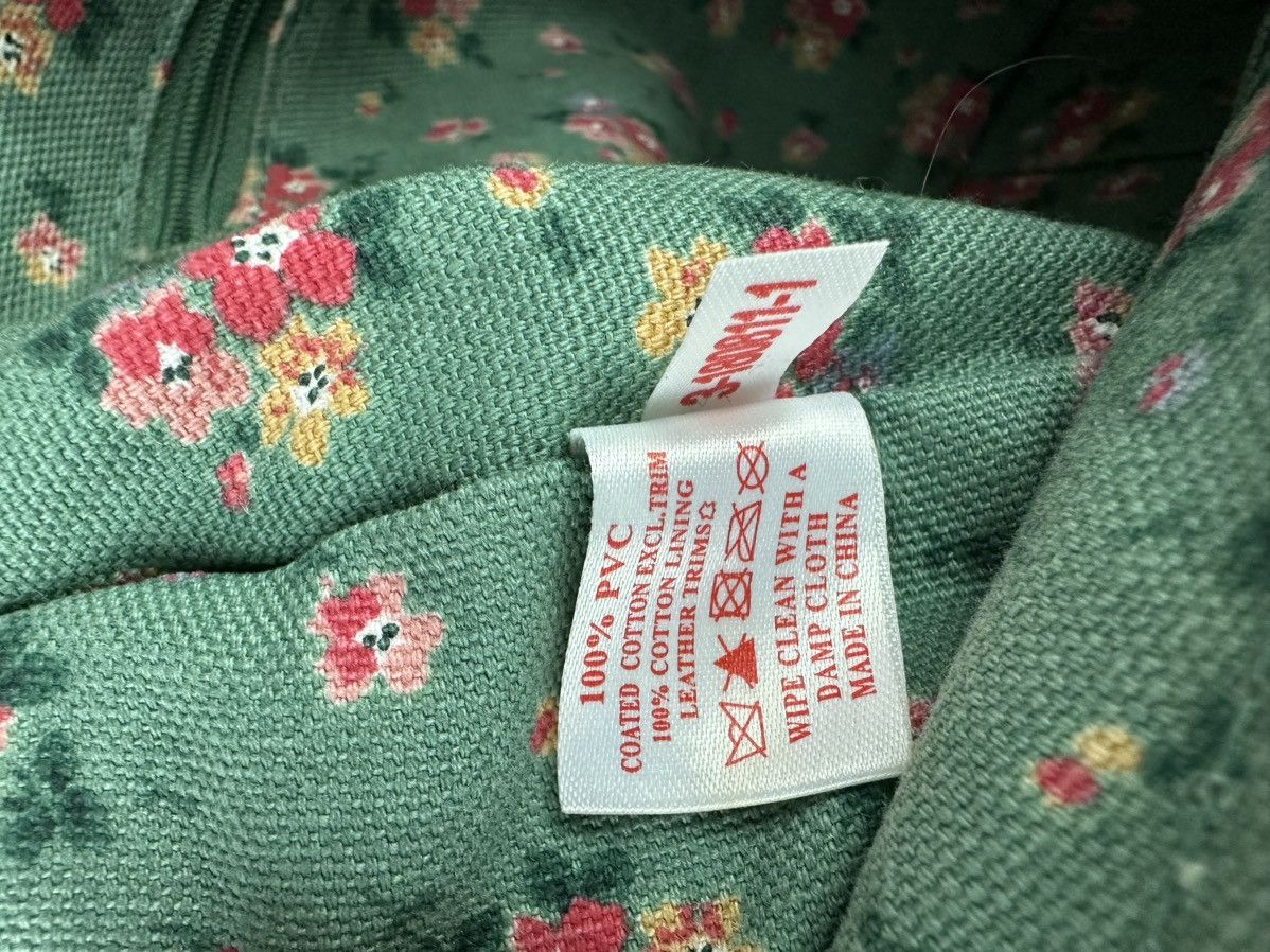 Designer Cath Kidston Floral Oilcloth Tote Bag Mini Green Rose Print Size ONE SIZE - 11 Thumbnail