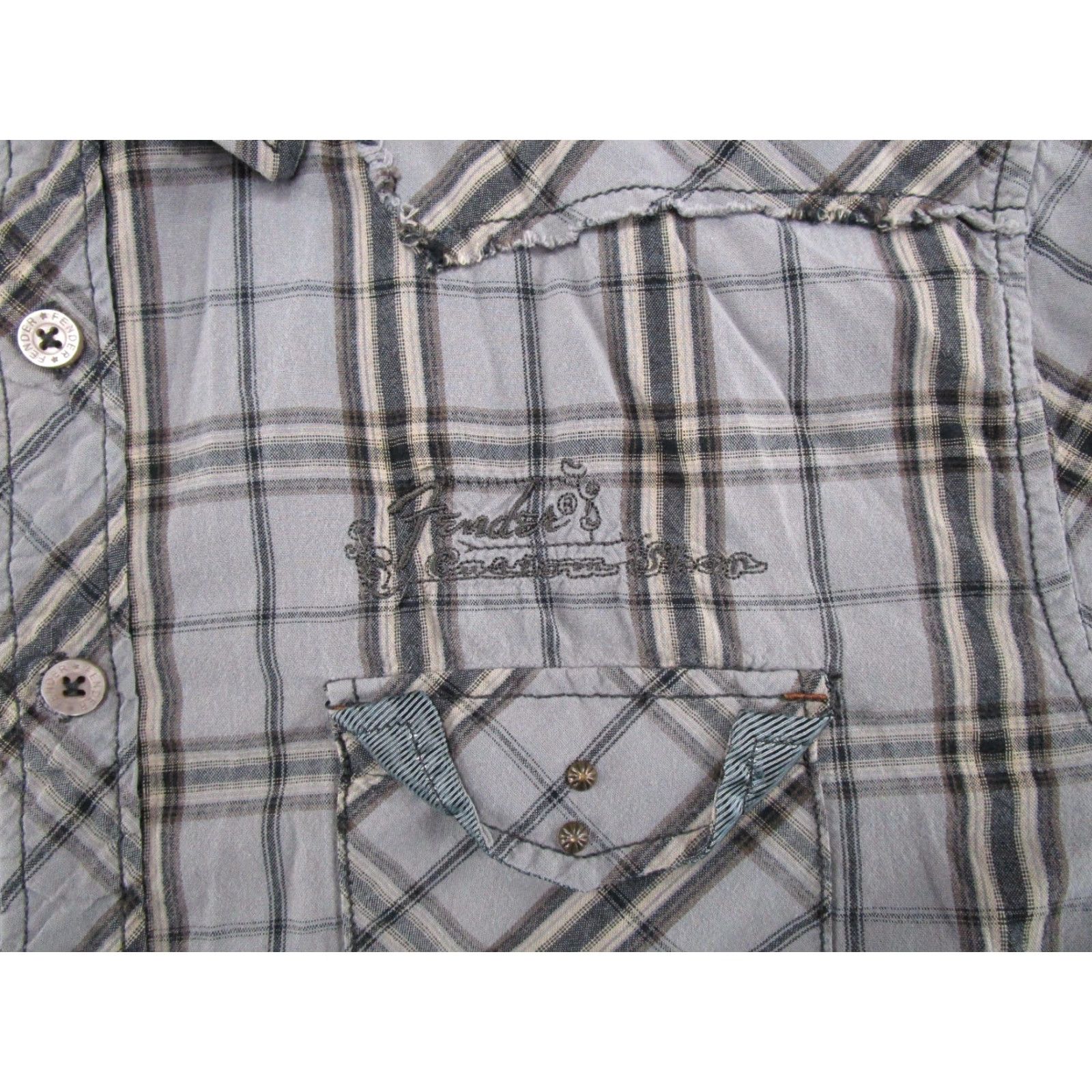 Fender VINTAGE Fender Rock And Roll Religion Button Up Shirt Mens Size L Grunge Y2K Size US L / EU 52-54 / 3 - 4 Thumbnail