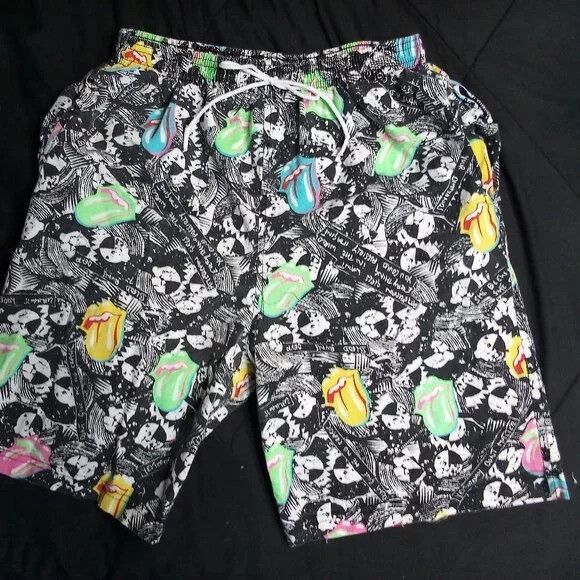 The Rolling Stones Vintage Rolling Stones Steel Wheels 1989 Tour Shorts Size US 34 / EU 50 - 2 Thumbnail