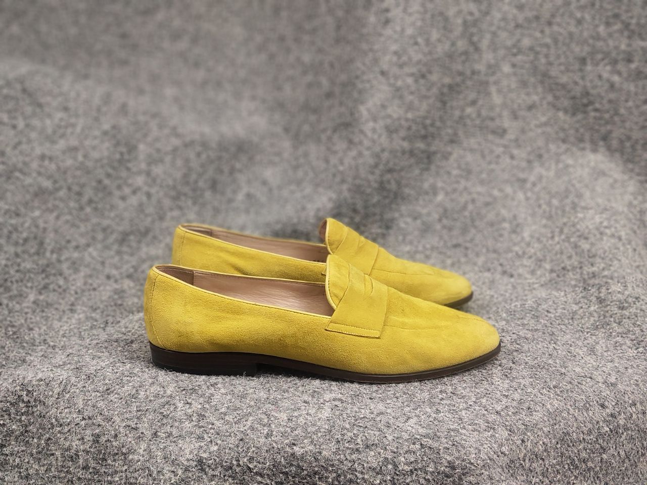 Jil Sander Jil Sander Italy Design mustard Leather suede loafers Shoes Size US 9 / IT 39 - 1 Thumbnail