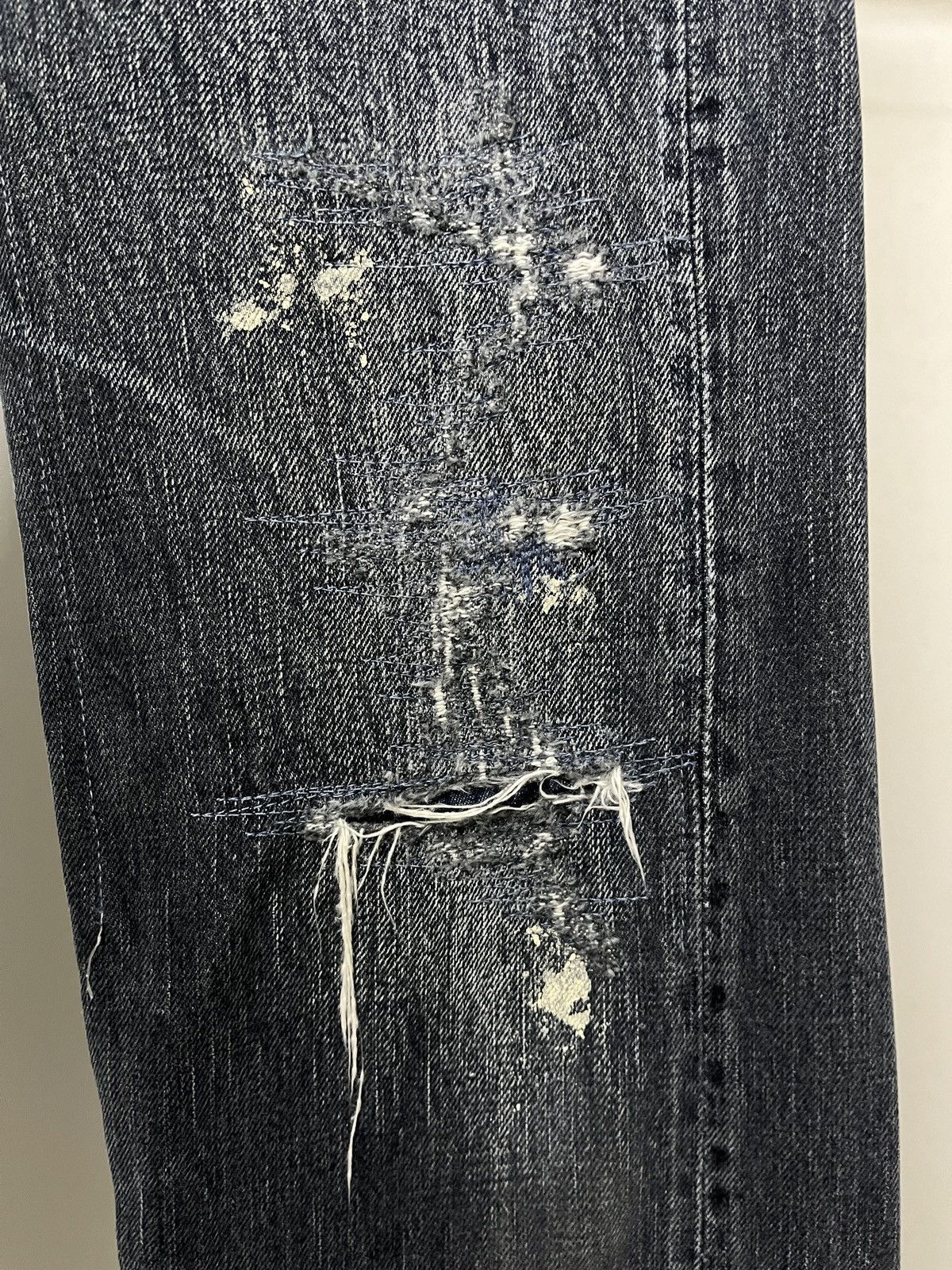 45rpm 💥 45rpm Distressed Denim Size 26" / US 2 / IT 38 - 4 Thumbnail