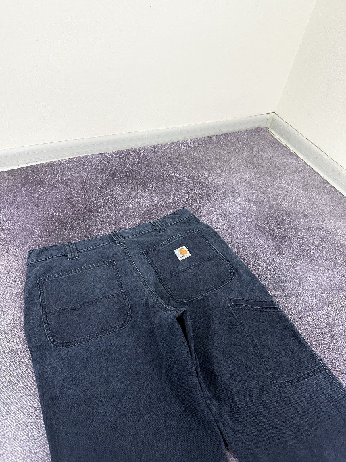 Carhartt Vintage Carhartt Faded Carpenter Opium Baggy USA Work Pants Size US 34 / EU 50 - 6 Thumbnail