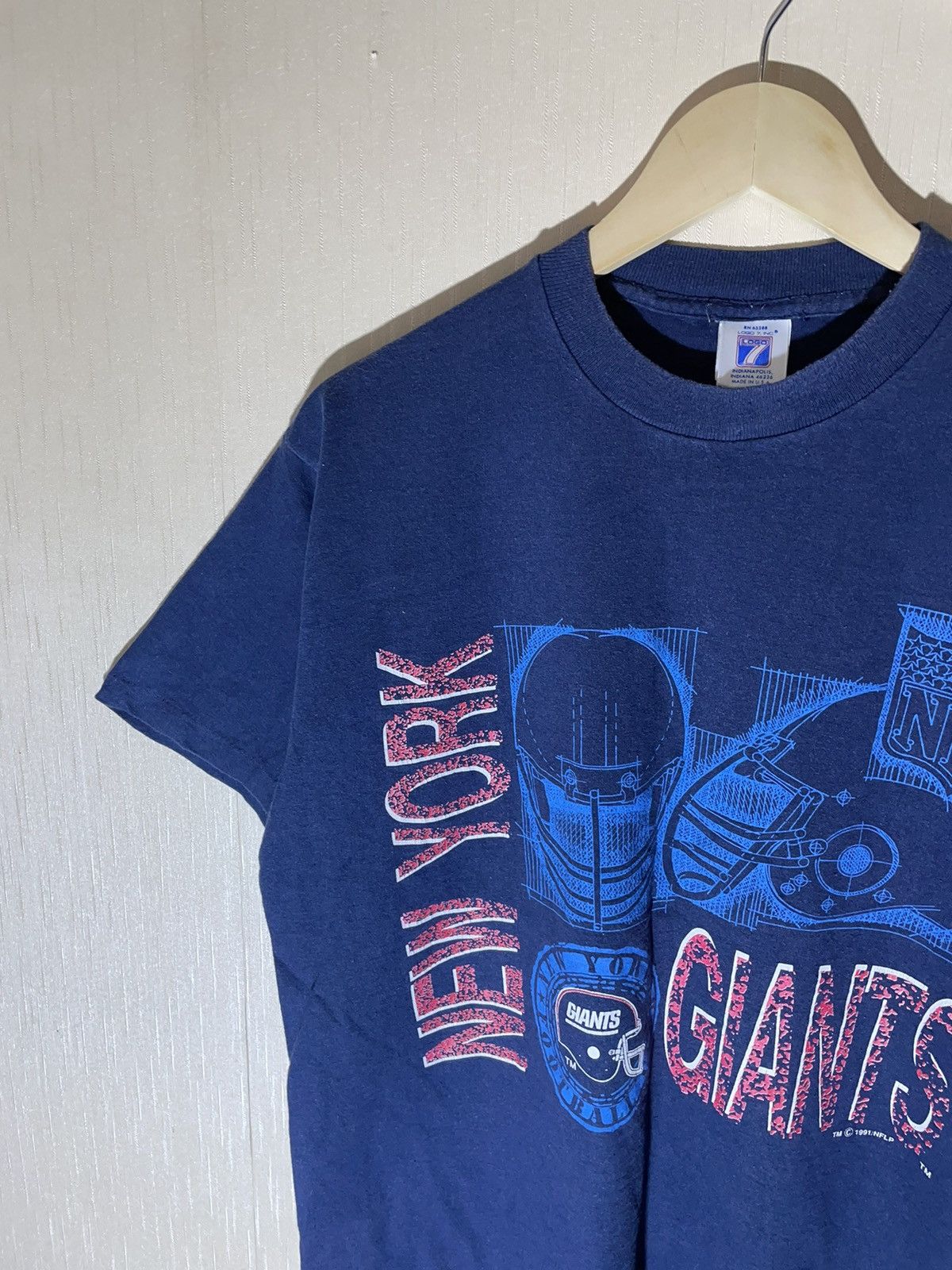 NFL × Vintage NFL Giants New York 1991 T shirt vintage Size US L / EU 52-54 / 3 - 3 Thumbnail