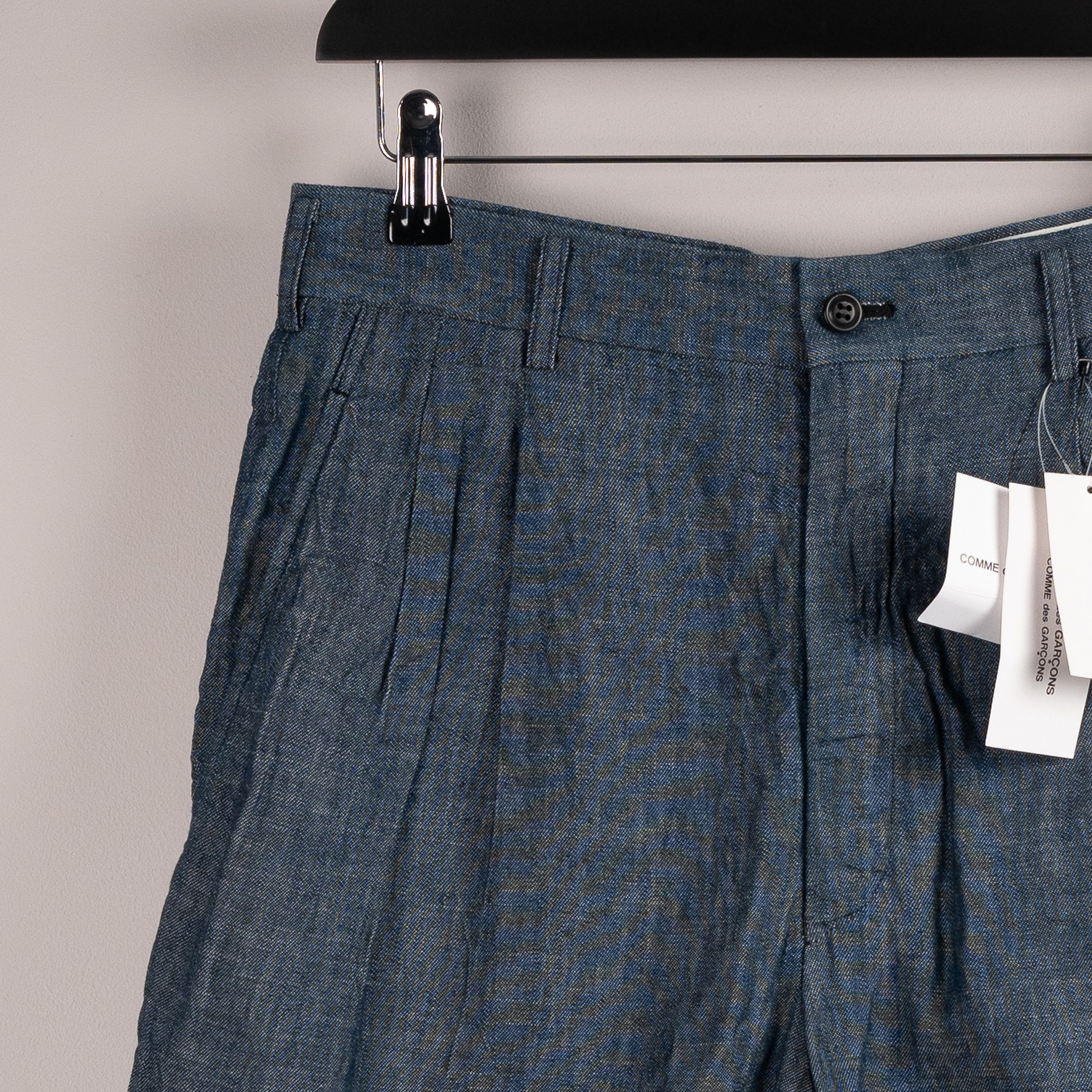 Comme des Garcons Comme Des Garçons SS11 Pleated Shorts Blue Size 29" - 8 Thumbnail
