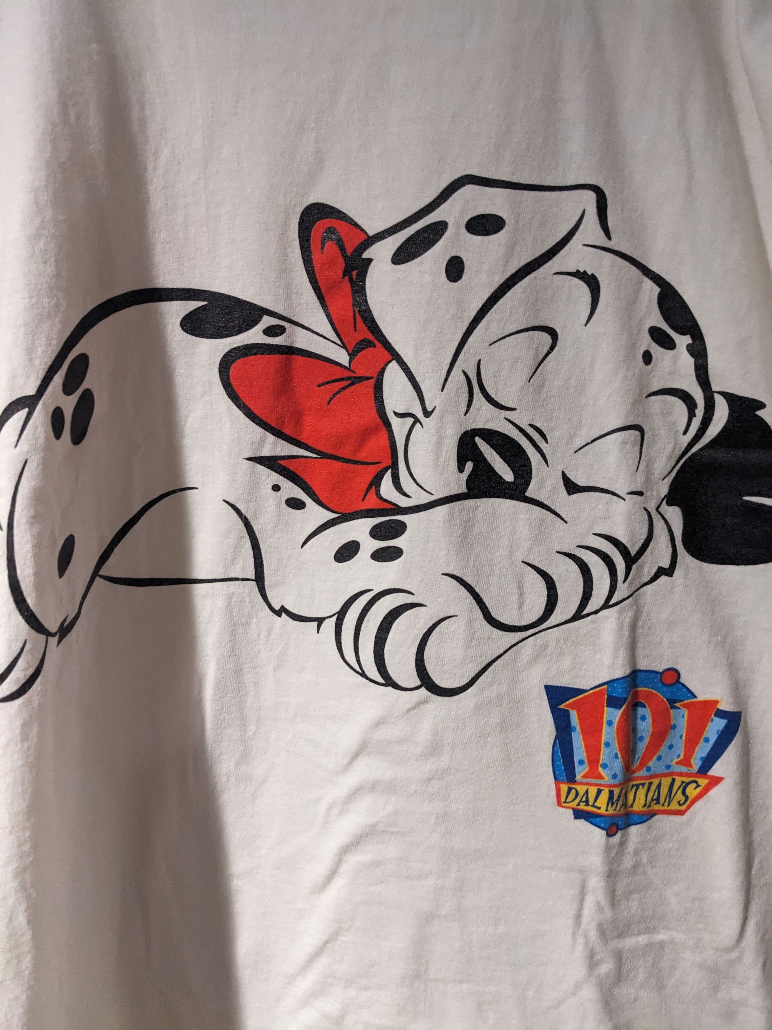 Disney × Vintage Vintage 90s 101 Dalmatians Disney Movie Promo T-Shirt Size US XL / EU 56 / 4 - 2 Thumbnail