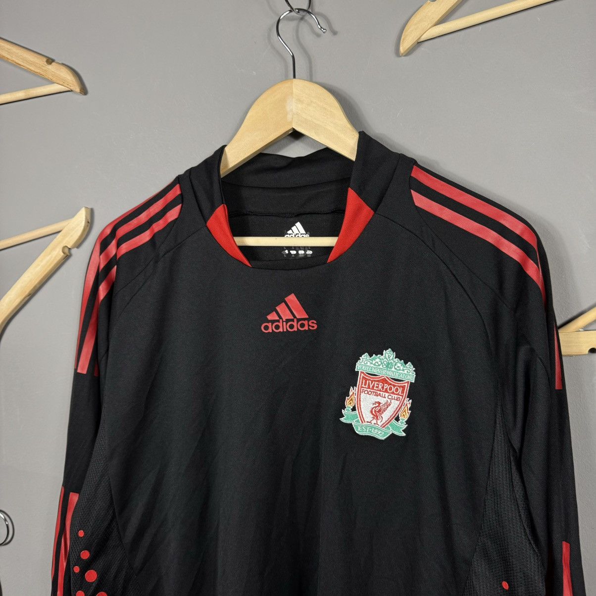 Vintage Adidas Liverpool 2008 ForMotion Goalkeeper Soccer Jersey Size US L / EU 52-54 / 3 - 2 Thumbnail