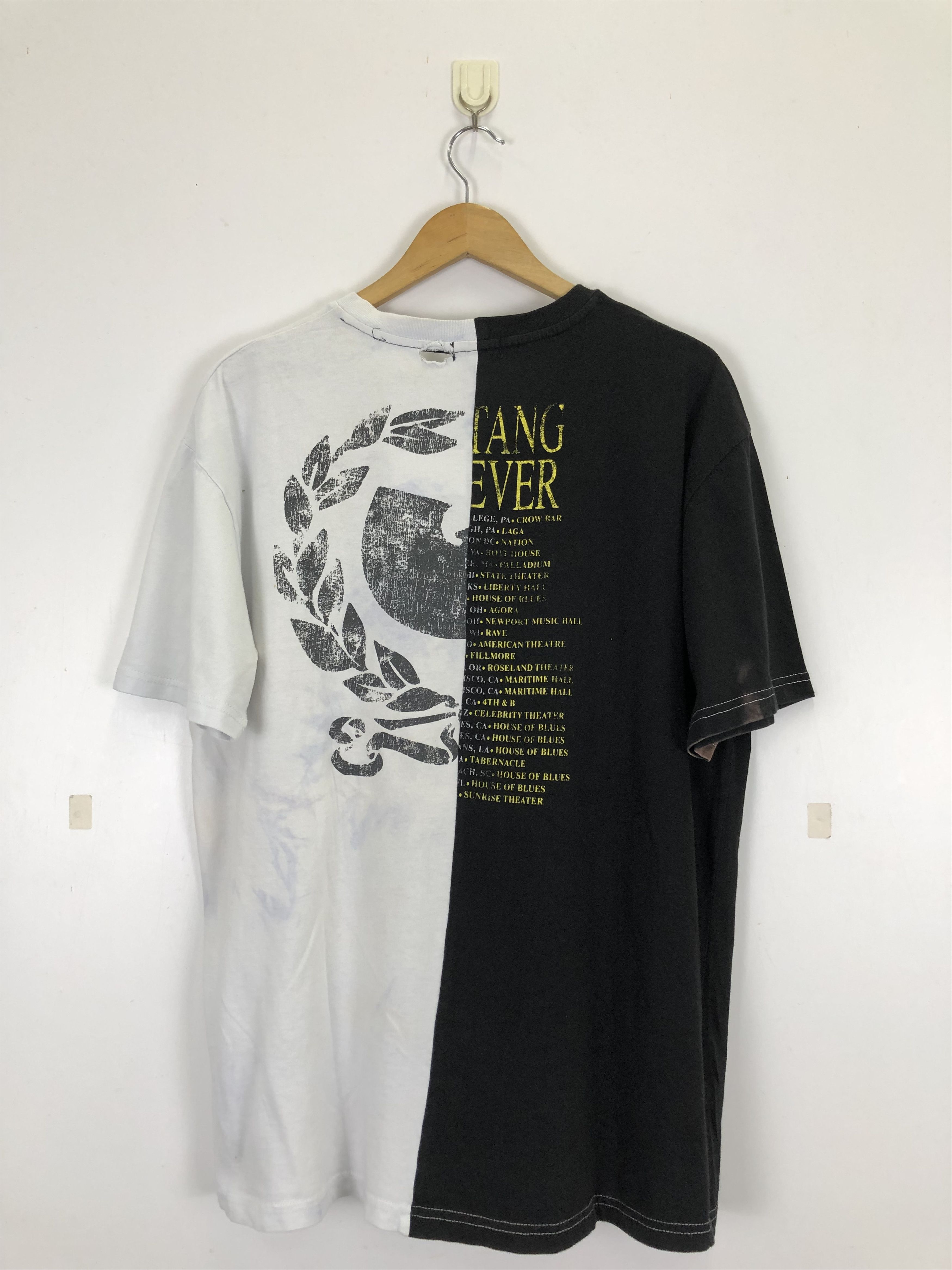 Band Tees × Vintage × Wu-Tang Clan Vintage Wu-Tang Distressed Band Tee TA0375 Size US L / EU 52-54 / 3 - 3 Thumbnail