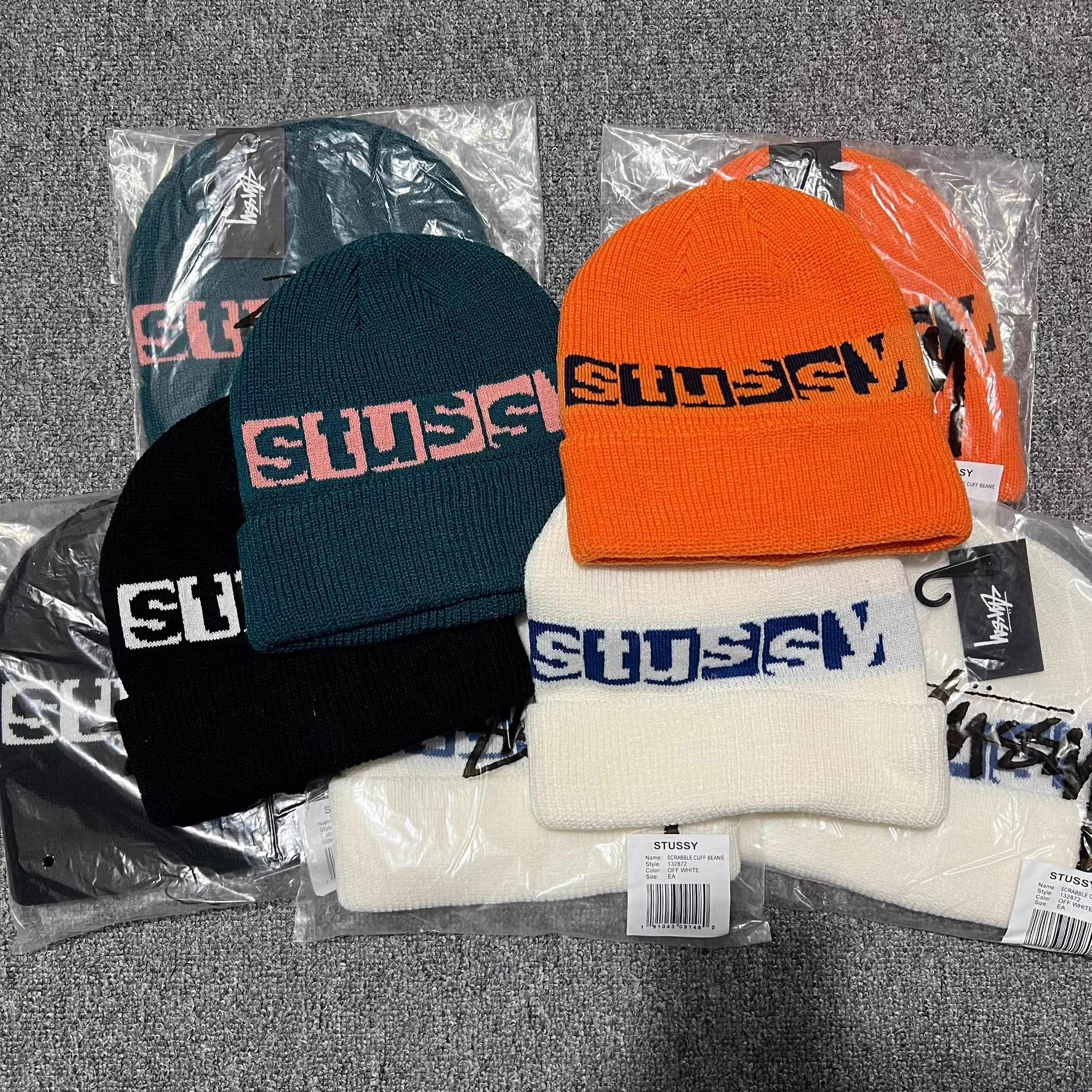 Stussy Stussy Square Logo Knitted Beanie Q7 Size ONE SIZE - 2 Thumbnail