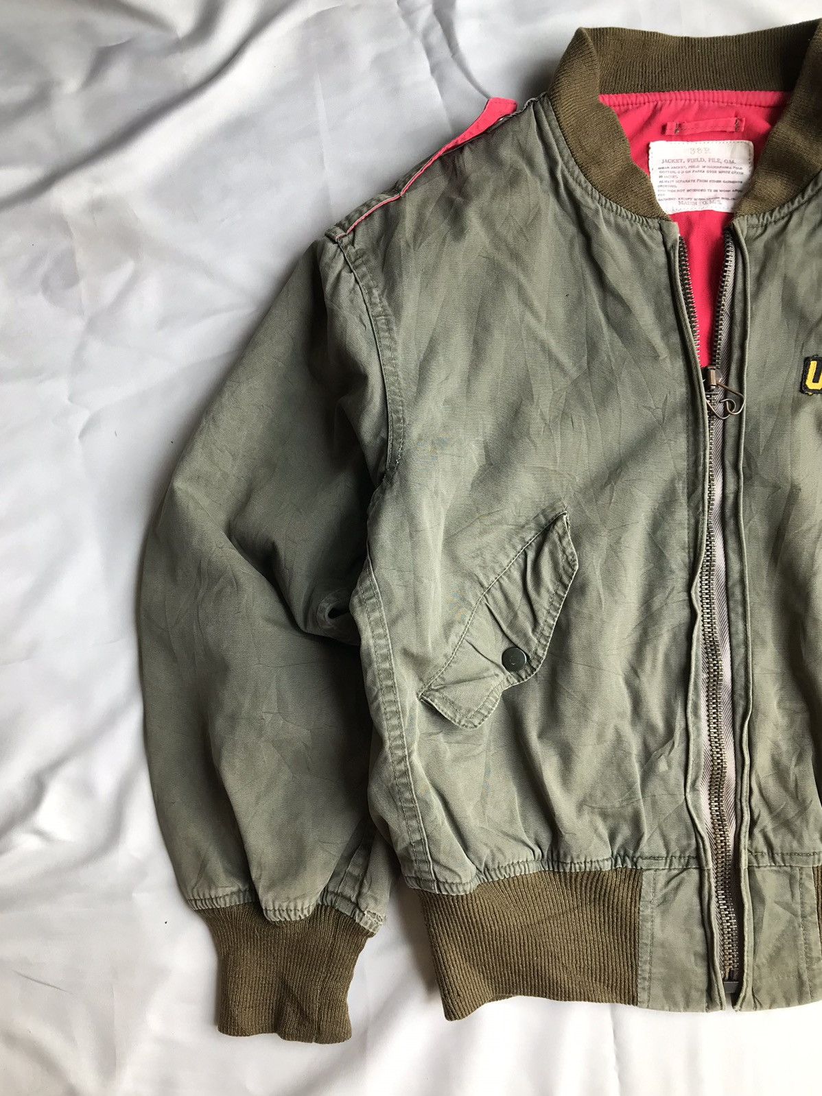 Vintage Vintage Field Pile Bomber Jacket Size US M / EU 48-50 / 2 - 3 Thumbnail