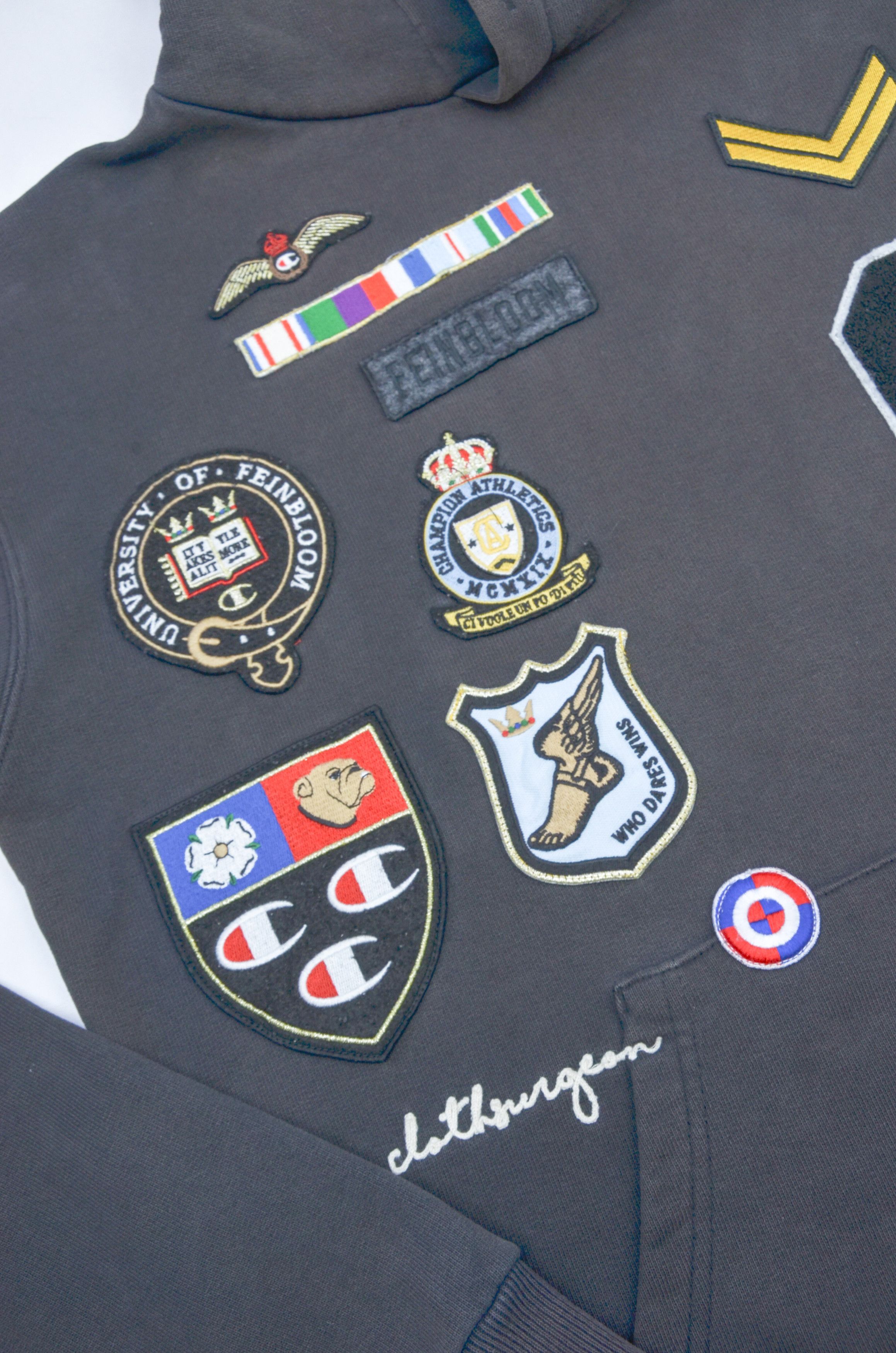 Champion Champion x Clothsurgeon Custom Patch Hoodie Black – Size S Size US S / EU 44-46 / 1 - 5 Thumbnail