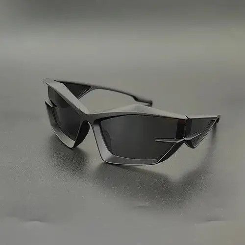 Jewelry Cyber Black Sunglasses Retro Punk Archive Cosplay Jewelry Size ONE SIZE - 5 Thumbnail