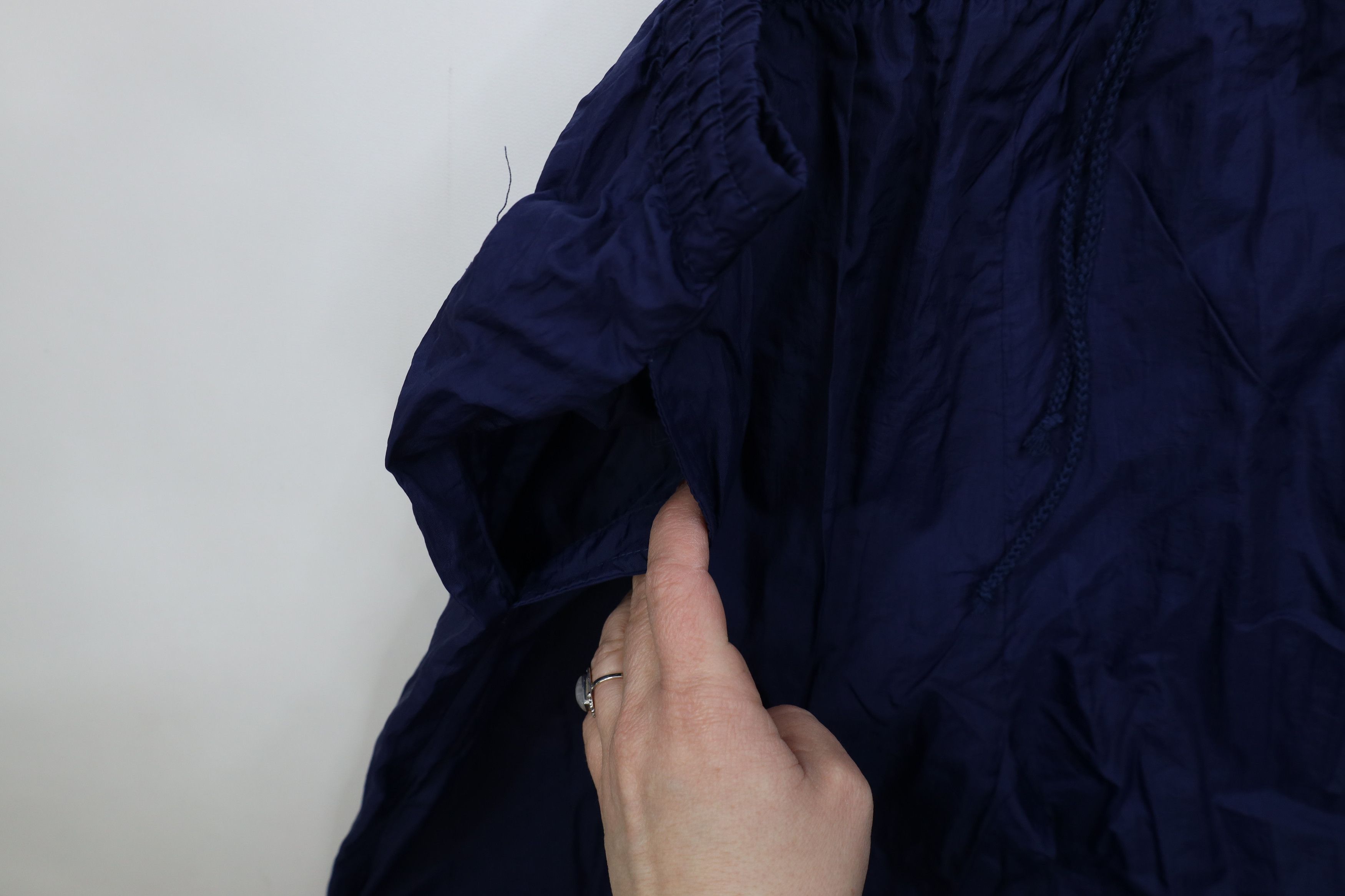 Vintage Vintage 90s Streetwear Lined Windbreaker Joggers Pants Blue Size US 36 / EU 52 - 8 Thumbnail