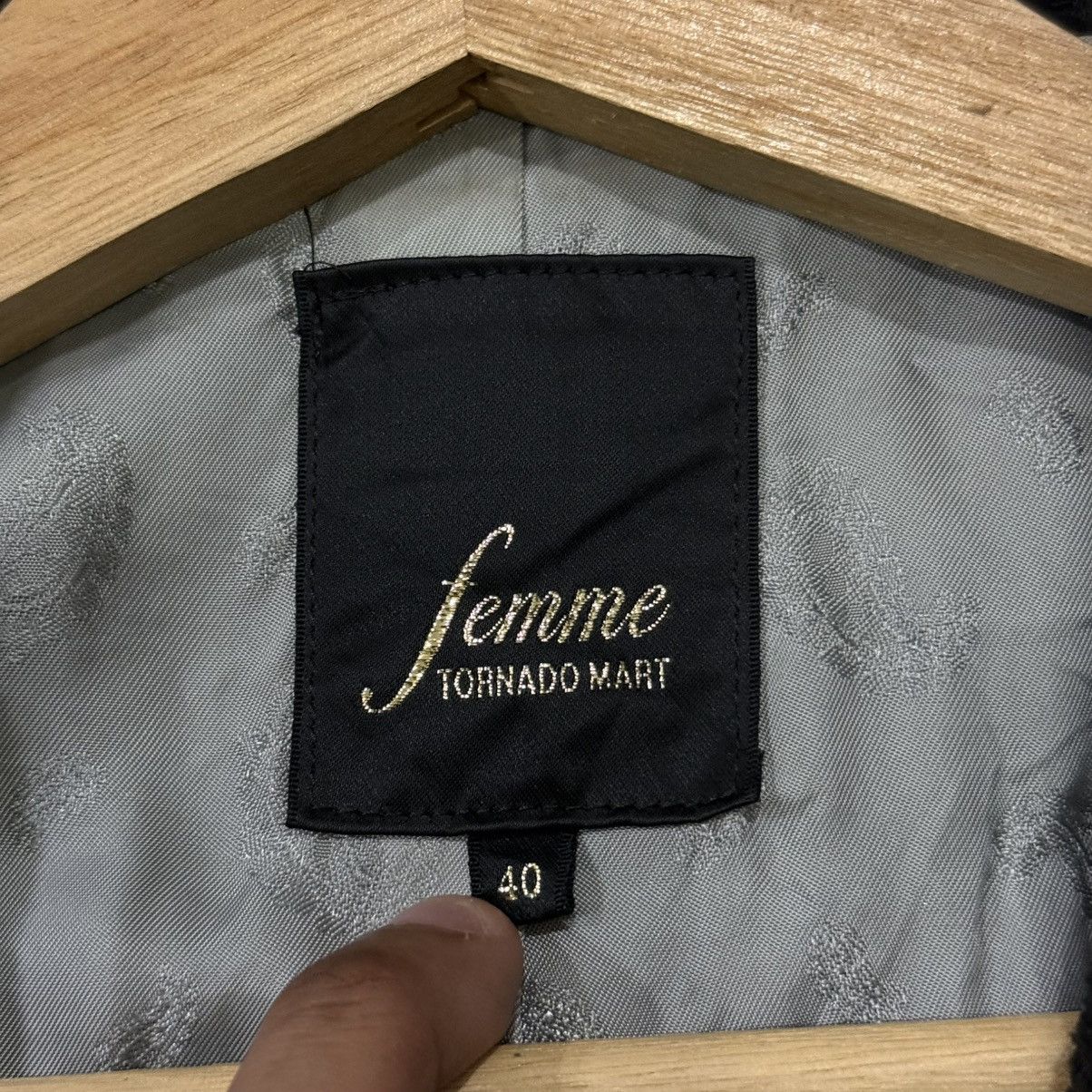 Tornado Mart Vintage Tornado Mart Femme Wool Long Jacket Made In Japan Size M / US 6-8 / IT 42-44 - 20 Thumbnail