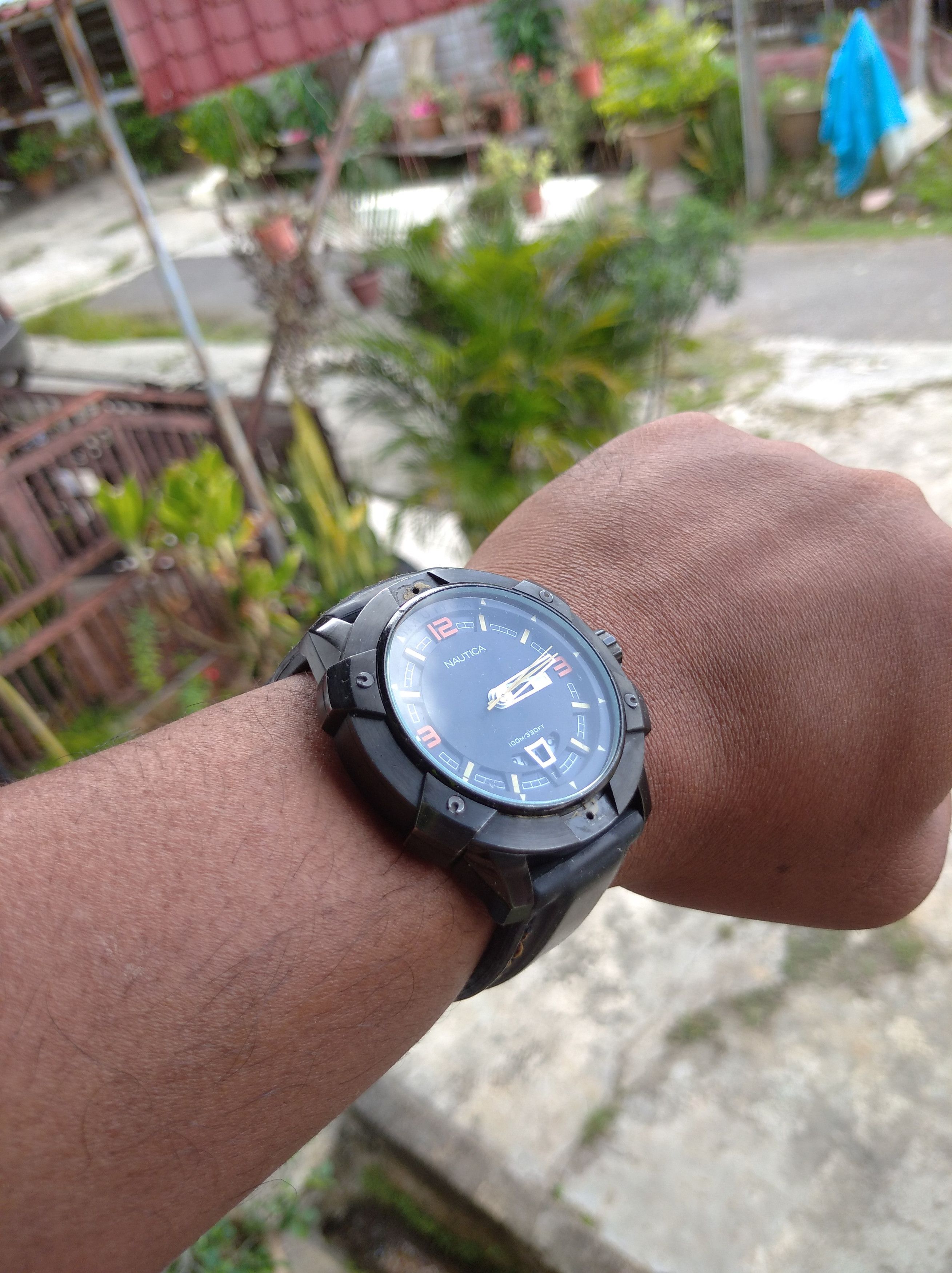 Nautica Mens Watch A35517G NCS 46 with Black Dial