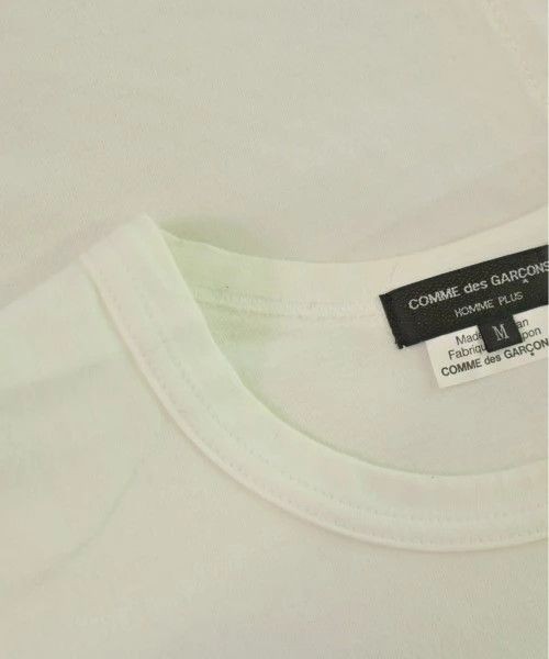 Comme des Garcons Homme Plus T-Shirts Short Sleeve Cotton Crewneck Patch Design White Size US M / EU 48-50 / 2 - 6 Thumbnail