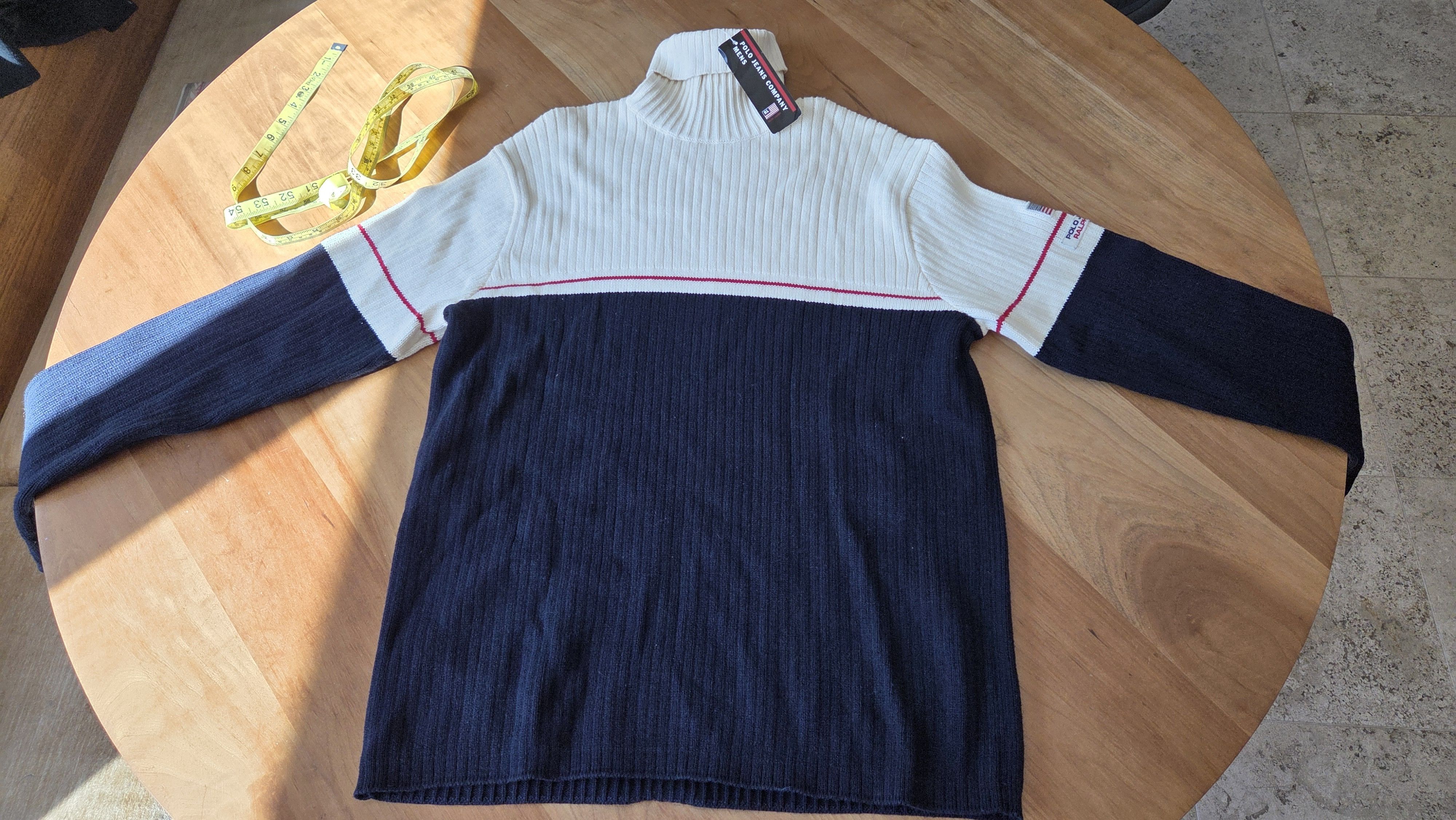 Polo Ralph Lauren Polo Ralph Lauren Vintage 1990s Turtleneck Sweater Size US M / EU 48-50 / 2 - 1 Thumbnail