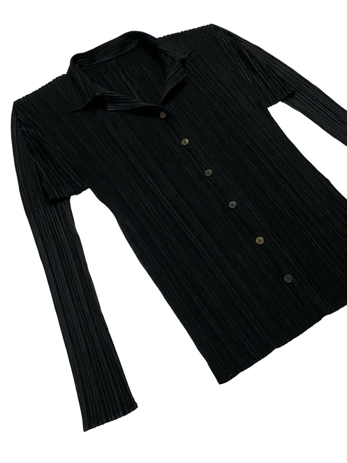 Issey Miyake Pleats Please Pleated Basics Button Ups Size L / US 10 / IT 46 - 20 Thumbnail