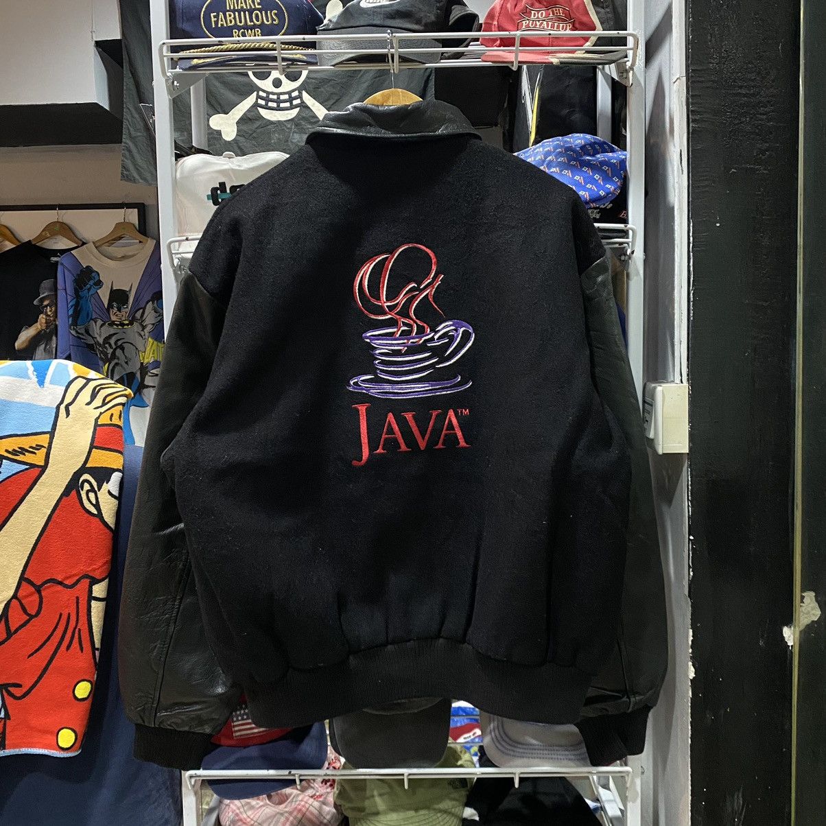 Vintage VINTAGE OG‼️Java Sun Microsystems Embroidered Leather