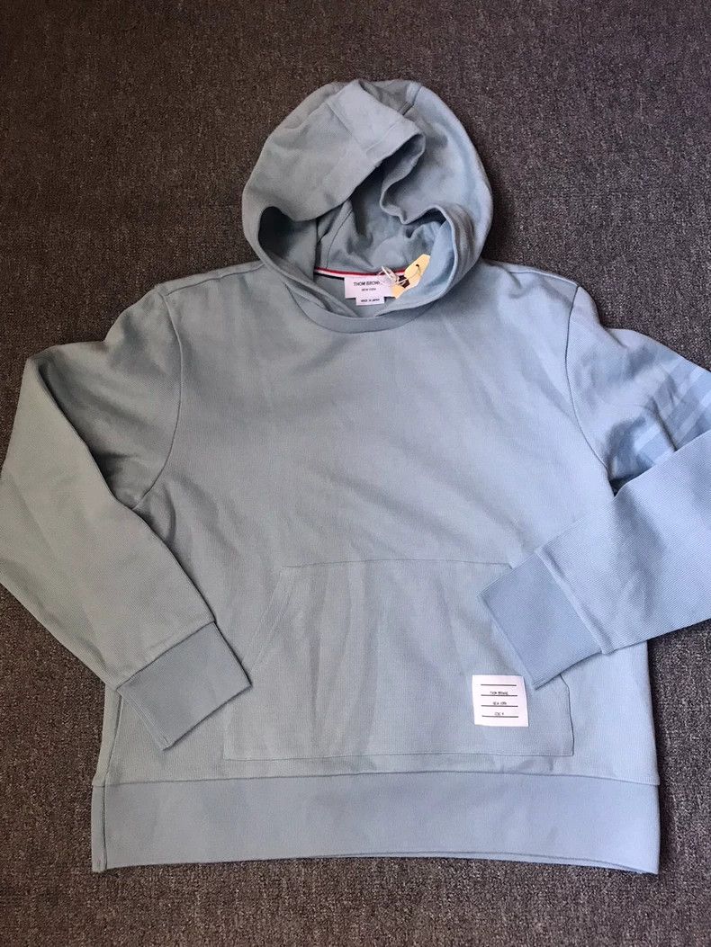 Thom Browne Thom Browne size4 Classic four-barrel hooded sweater made o Size US XL / EU 56 / 4 - 3 Thumbnail
